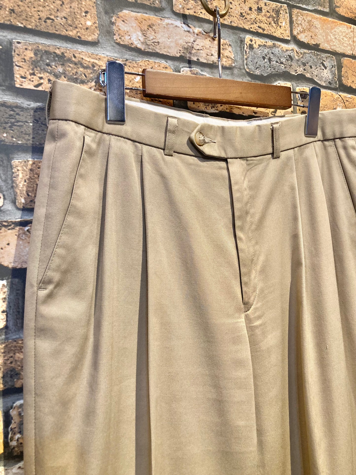 2tuck slacks 90's~ made in UK