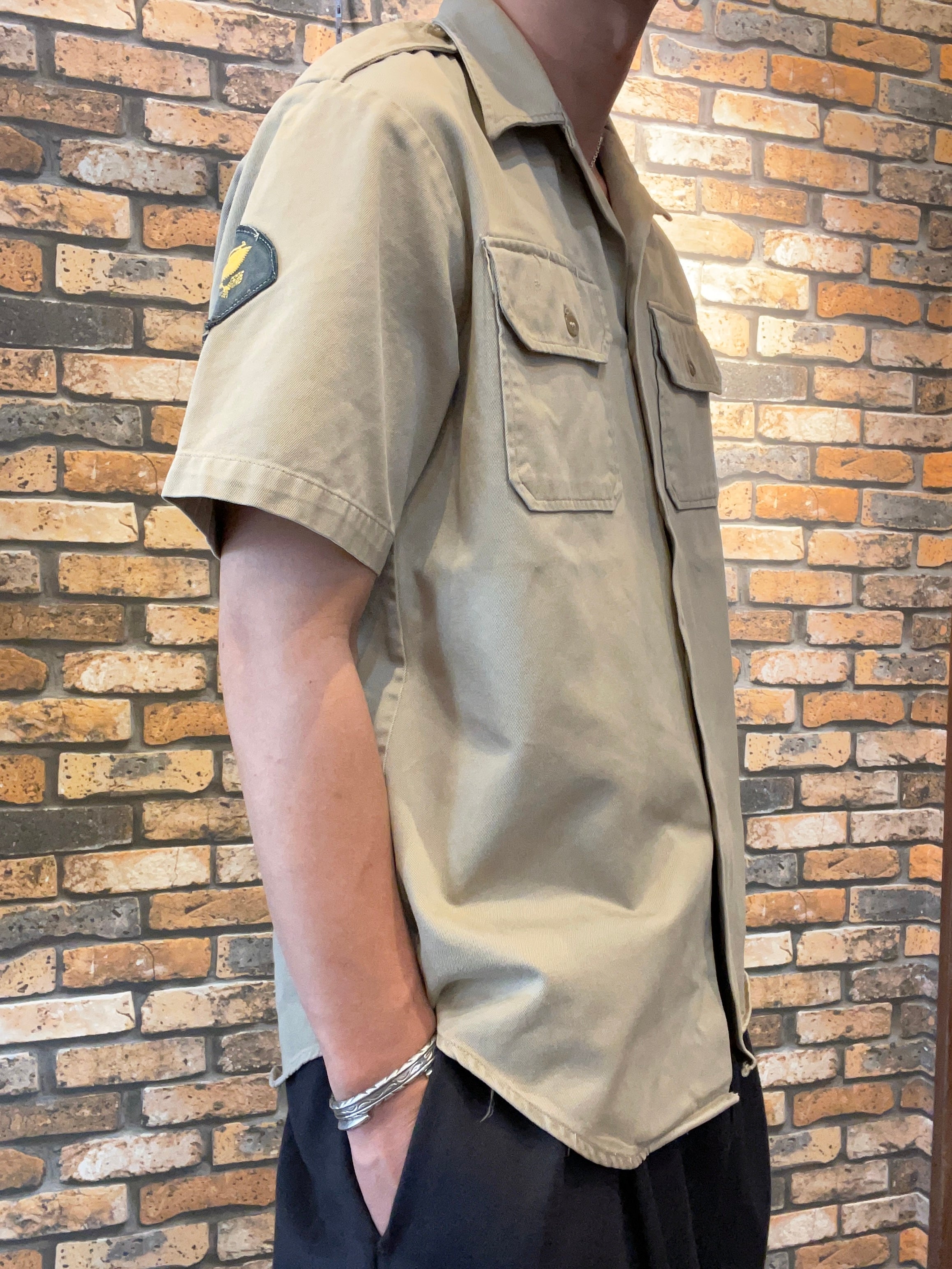 U.S.ARMY short sleeve shirt 60's~