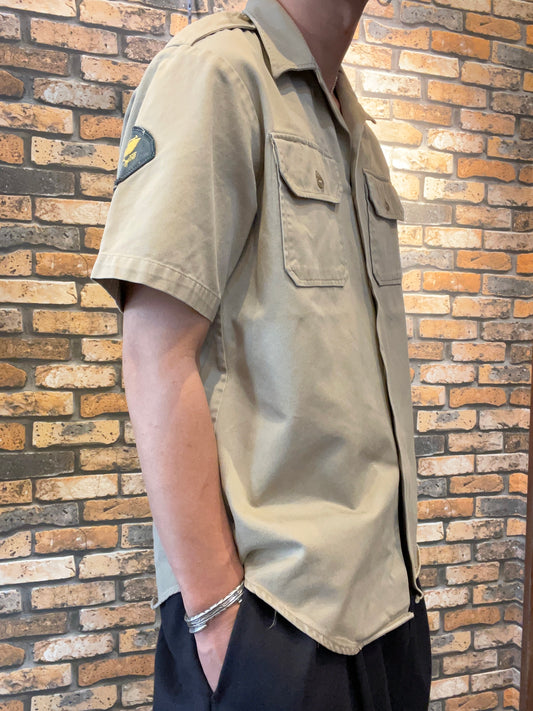 U.S.ARMY short sleeve shirt 60's~