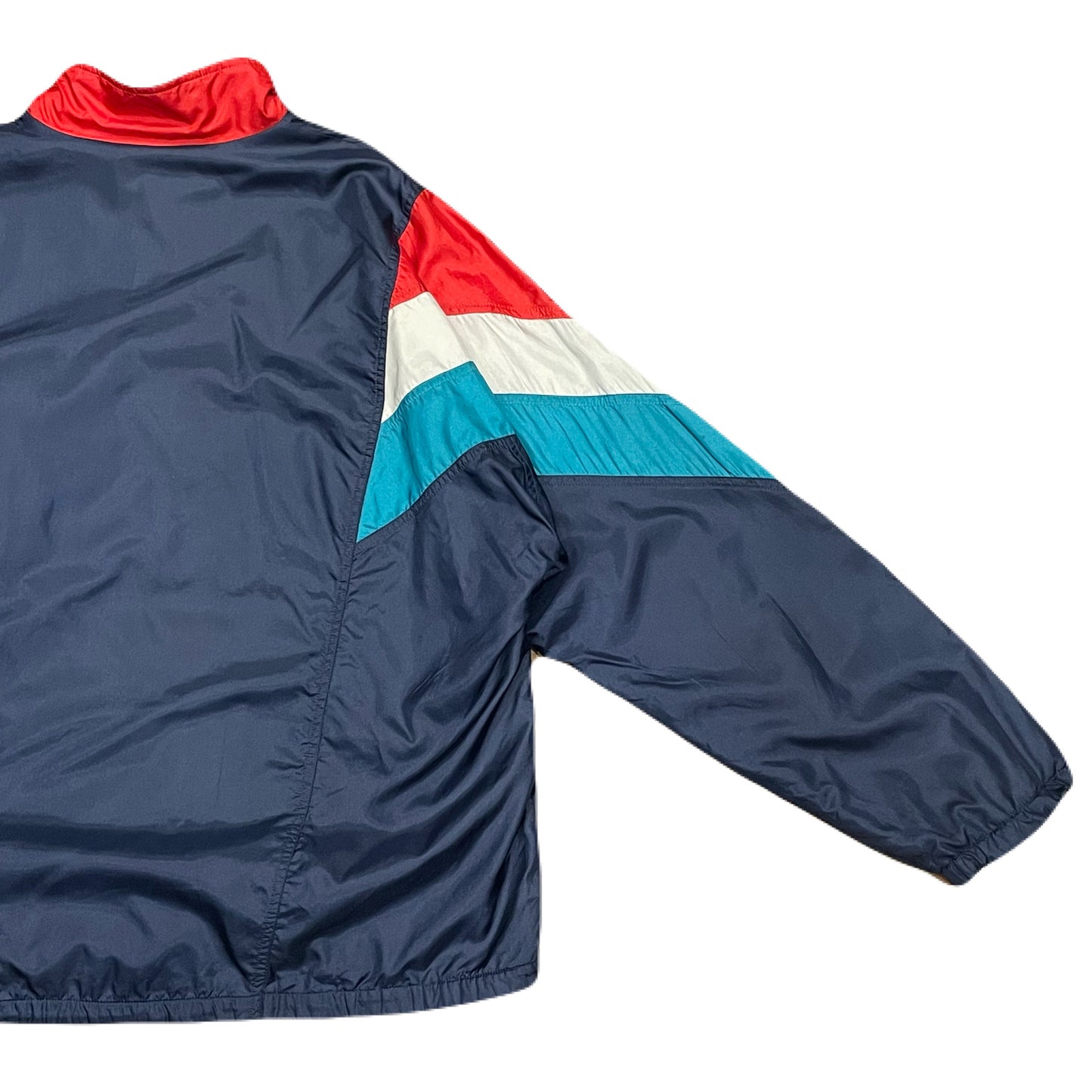 ”80’s adidas” nylon track jacket　XL相当