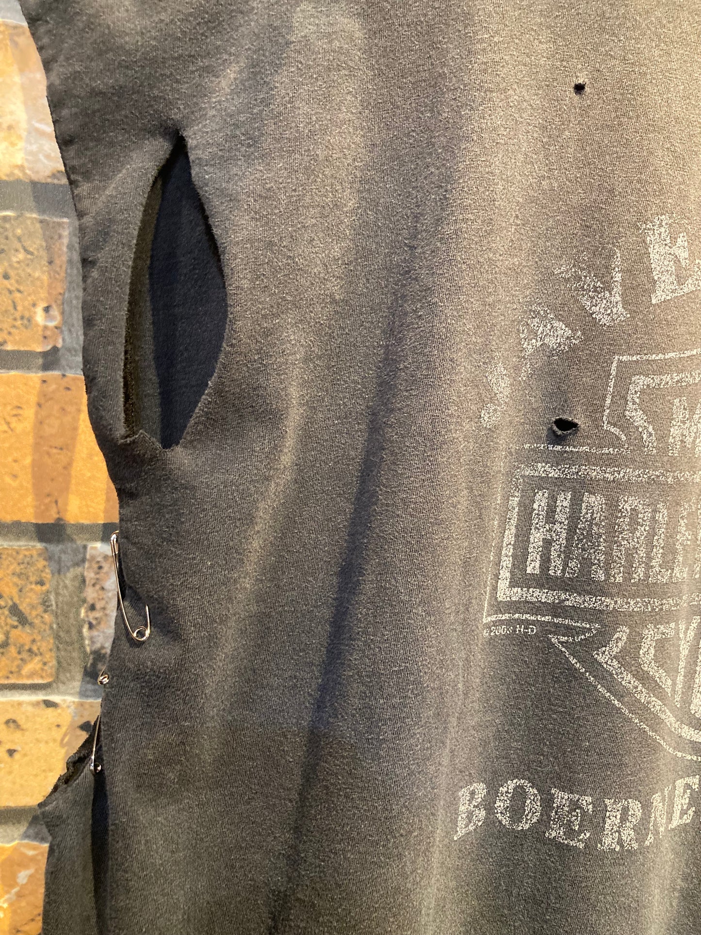 HARLEY-DAVIDSON remake T-shirt 00's~