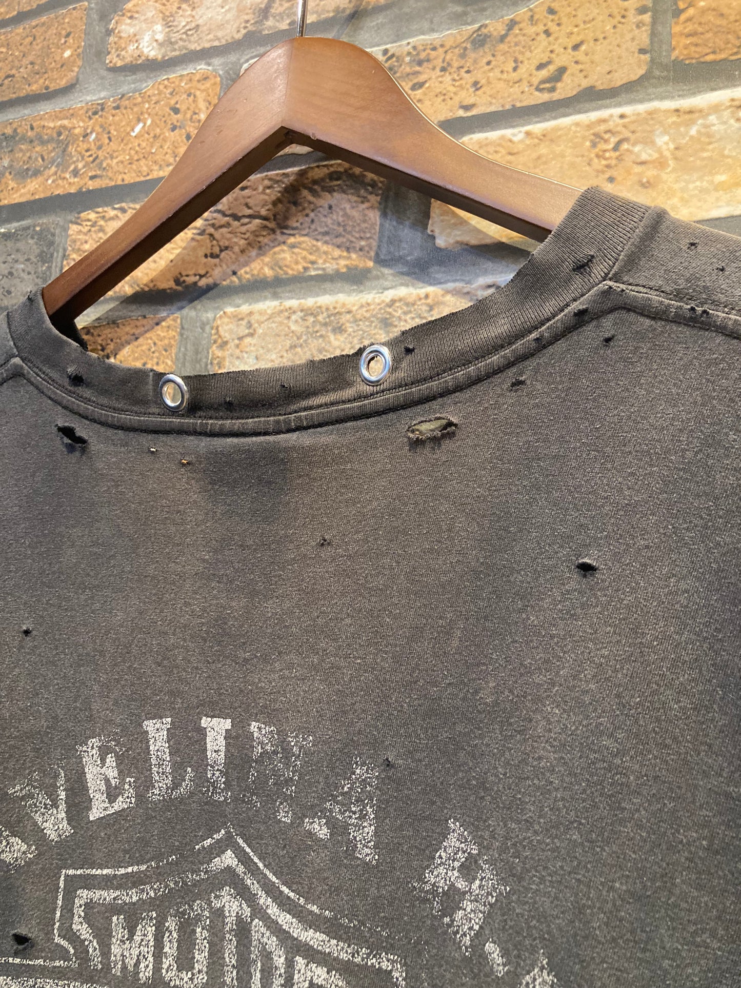 HARLEY-DAVIDSON remake T-shirt 00's~