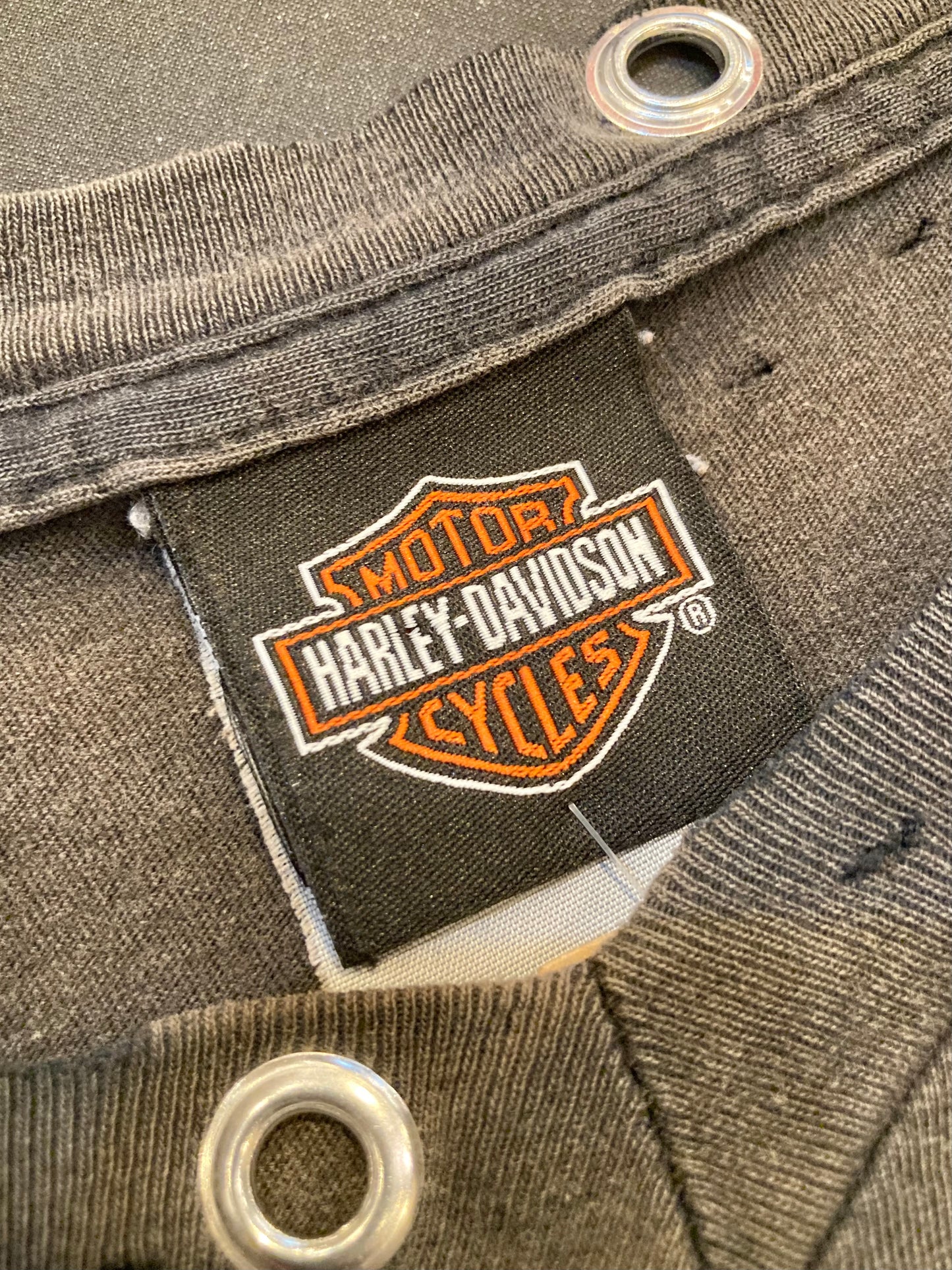 HARLEY-DAVIDSON remake T-shirt 00's~