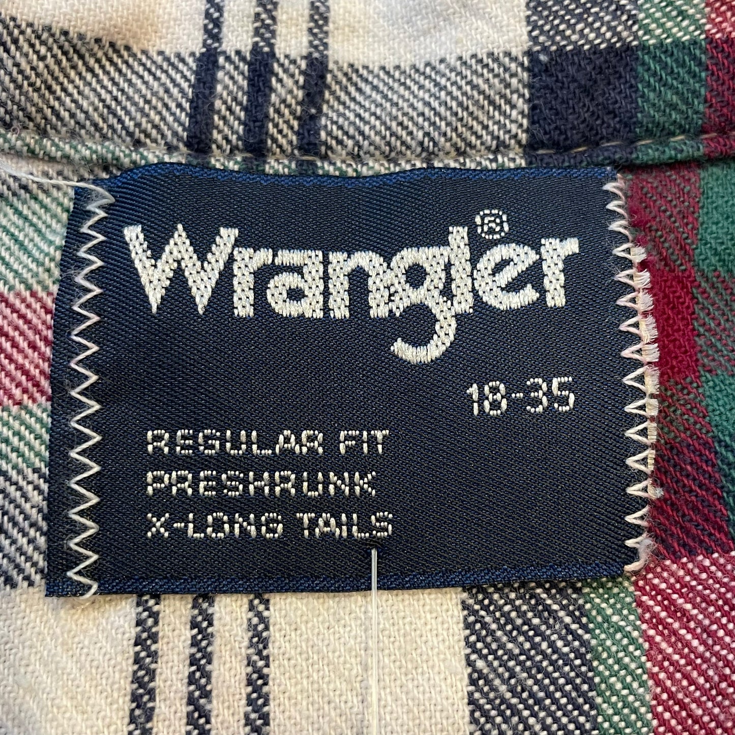 ”Wrangler" 80's〜90’s western check shirt　XL