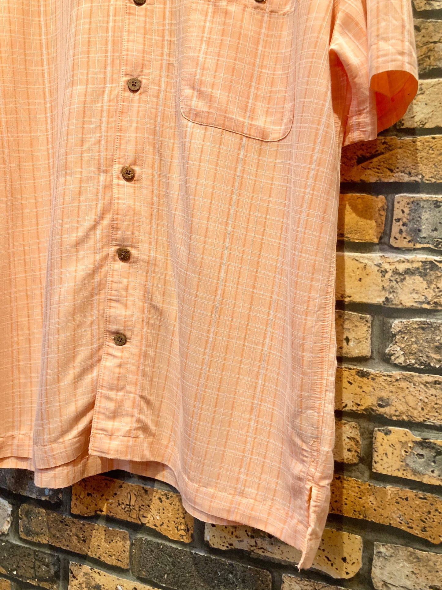 Island Shores rayon shirt 00's~