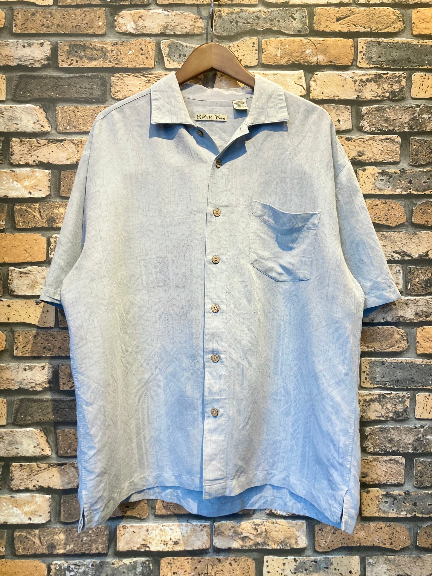 Batik Bay patterned Aloha shirt 90's~00's