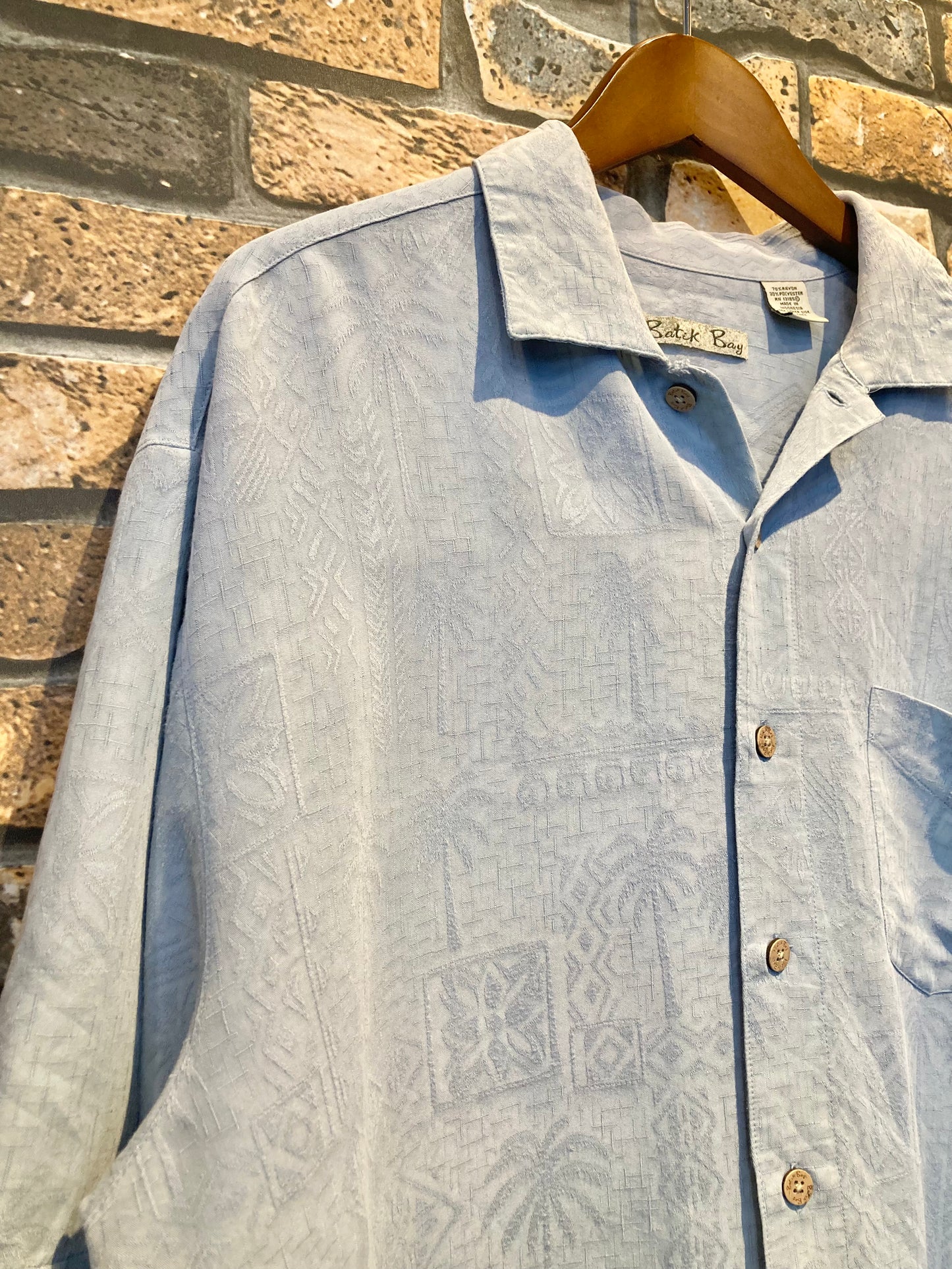 Batik Bay patterned Aloha shirt 90's~00's