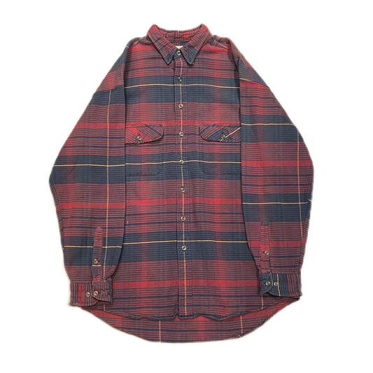 "FIELD GEAR" cotton check shirt　XL