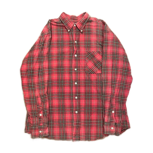 "PEARL DIVER" cotton check shirt　L相当