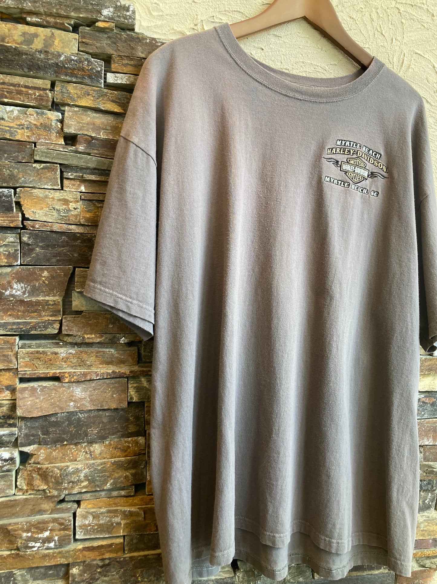 HARLEY-DAVIDSON embroidery T-shirt