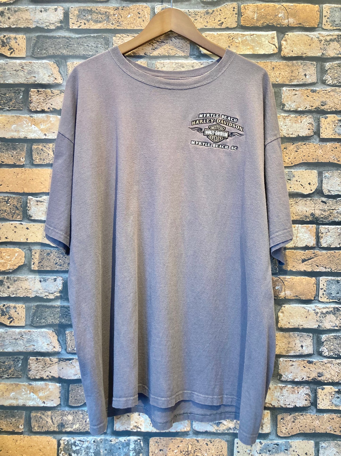 HARLEY-DAVIDSON embroidery T-shirt