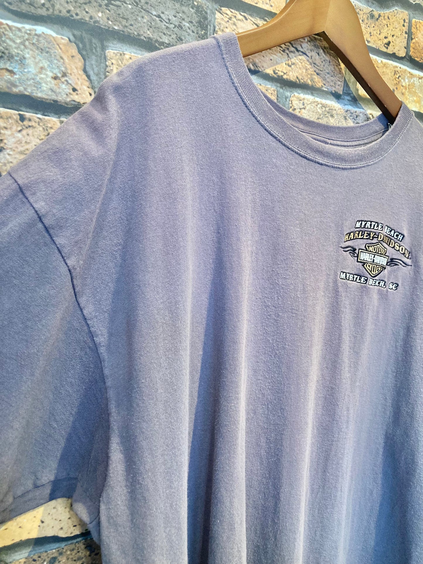 HARLEY-DAVIDSON embroidery T-shirt