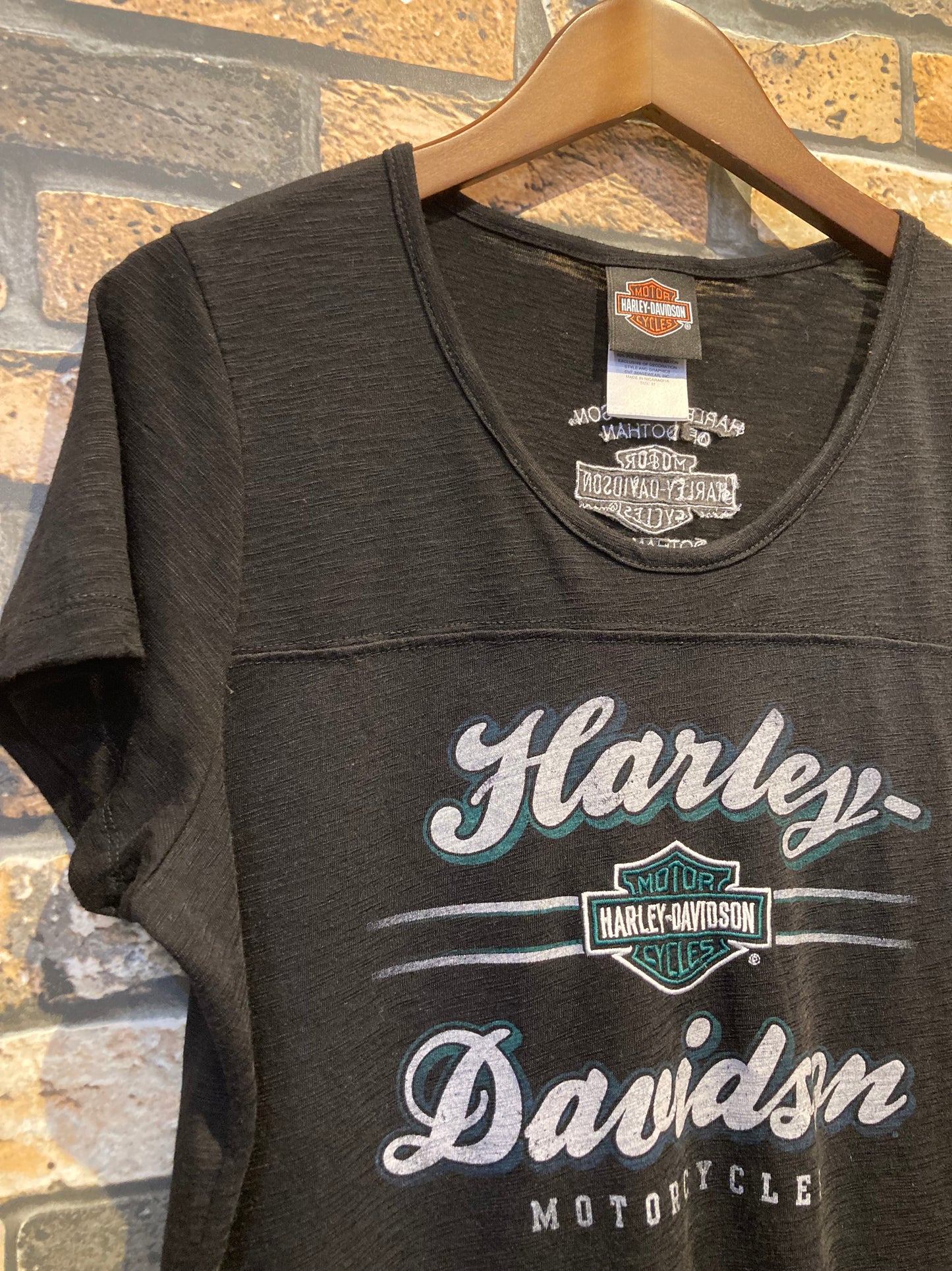 HARLEY-DAVIDSON embroidery&print-T