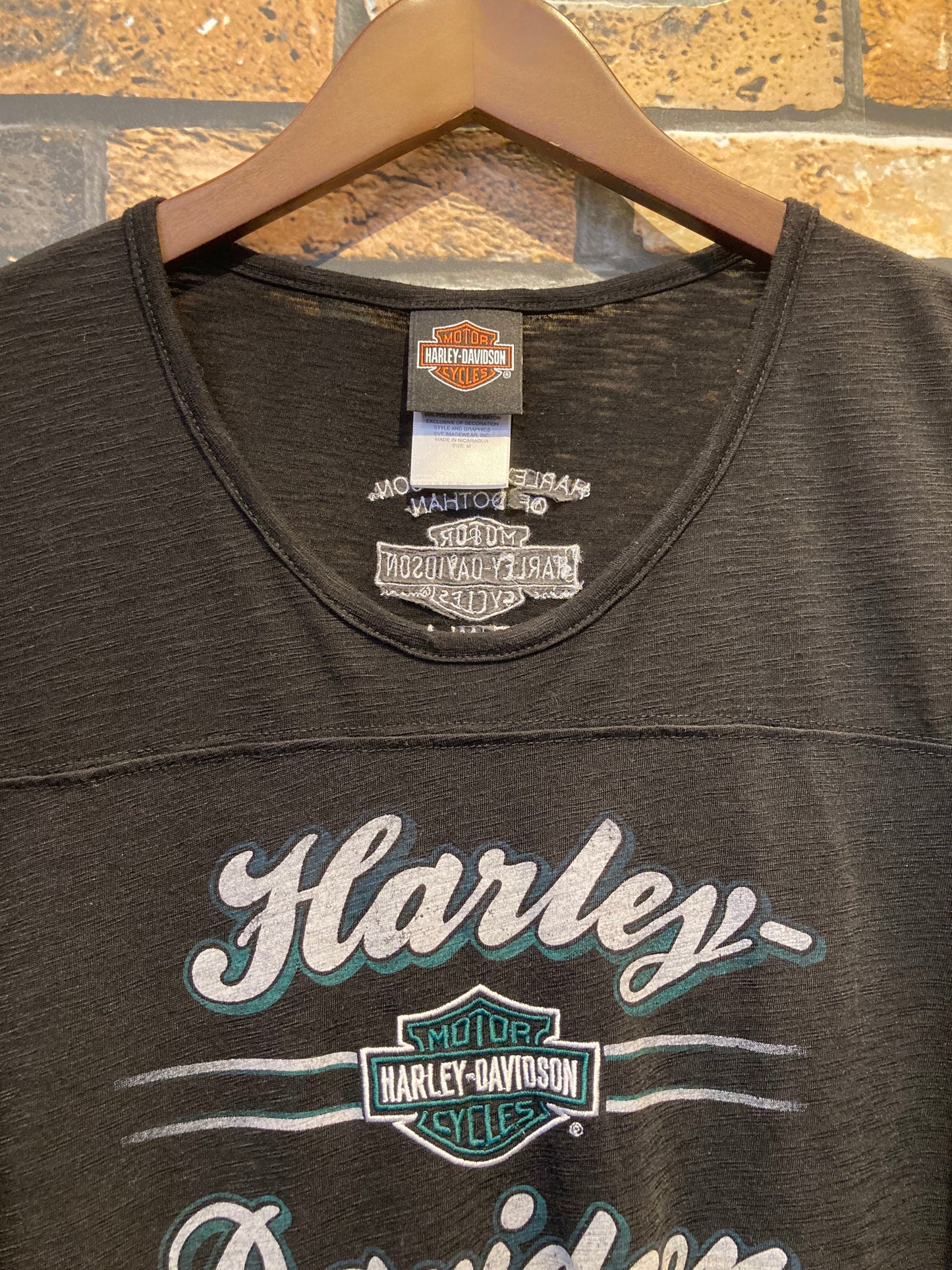 HARLEY-DAVIDSON embroidery&print-T