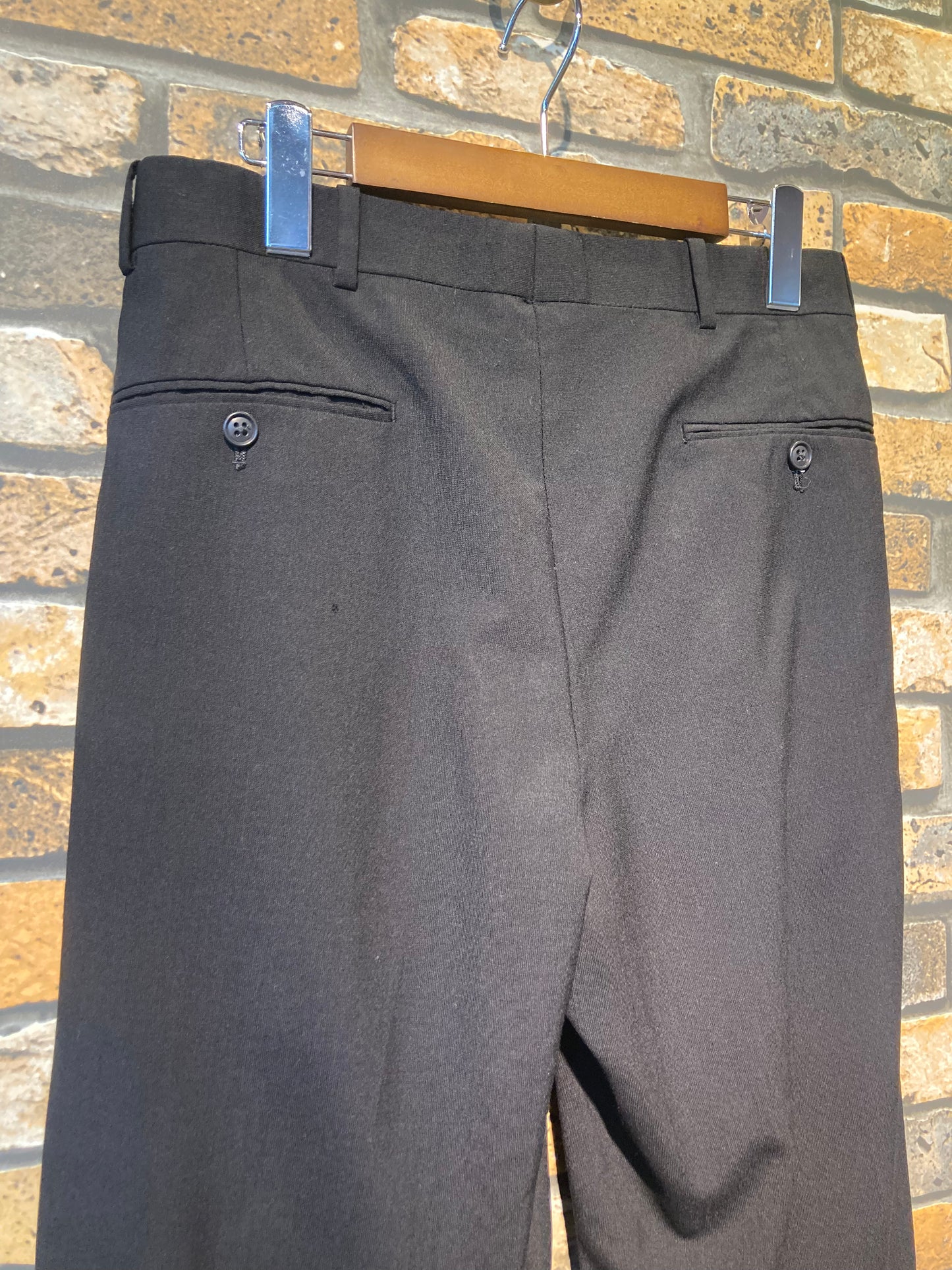 VERSINI 2tuck wool slacks 90's~
