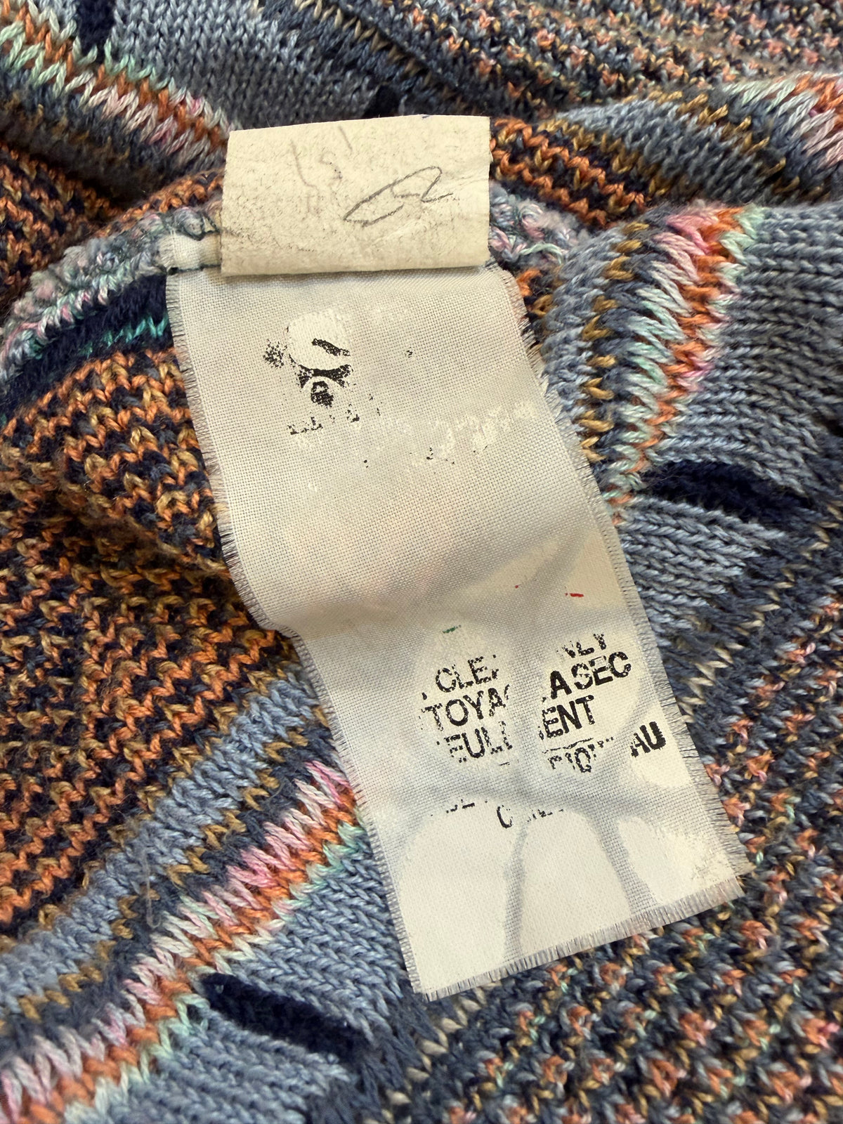 TUNDRA 3D knit pullover 90's~