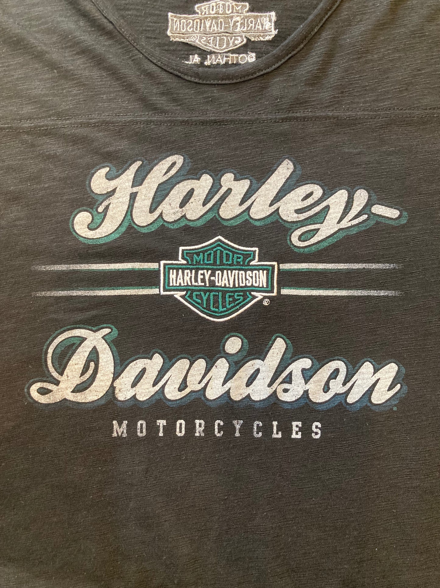 HARLEY-DAVIDSON embroidery&print-T