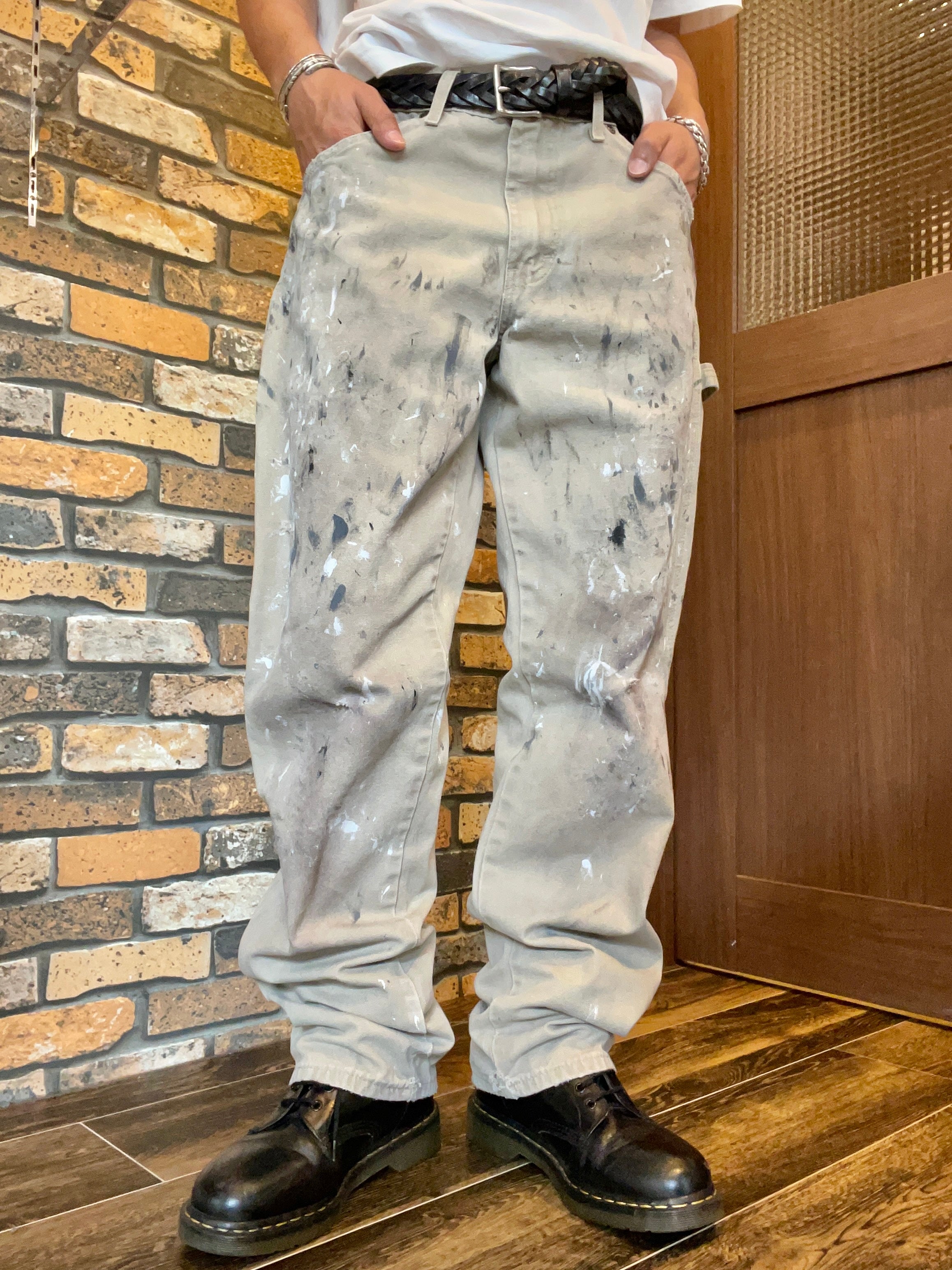 Painter pants painted & damage custom