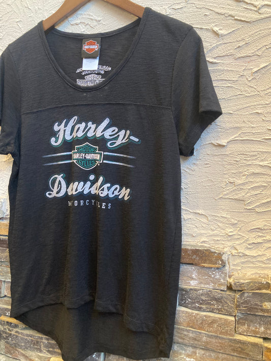 HARLEY-DAVIDSON embroidery&print-T