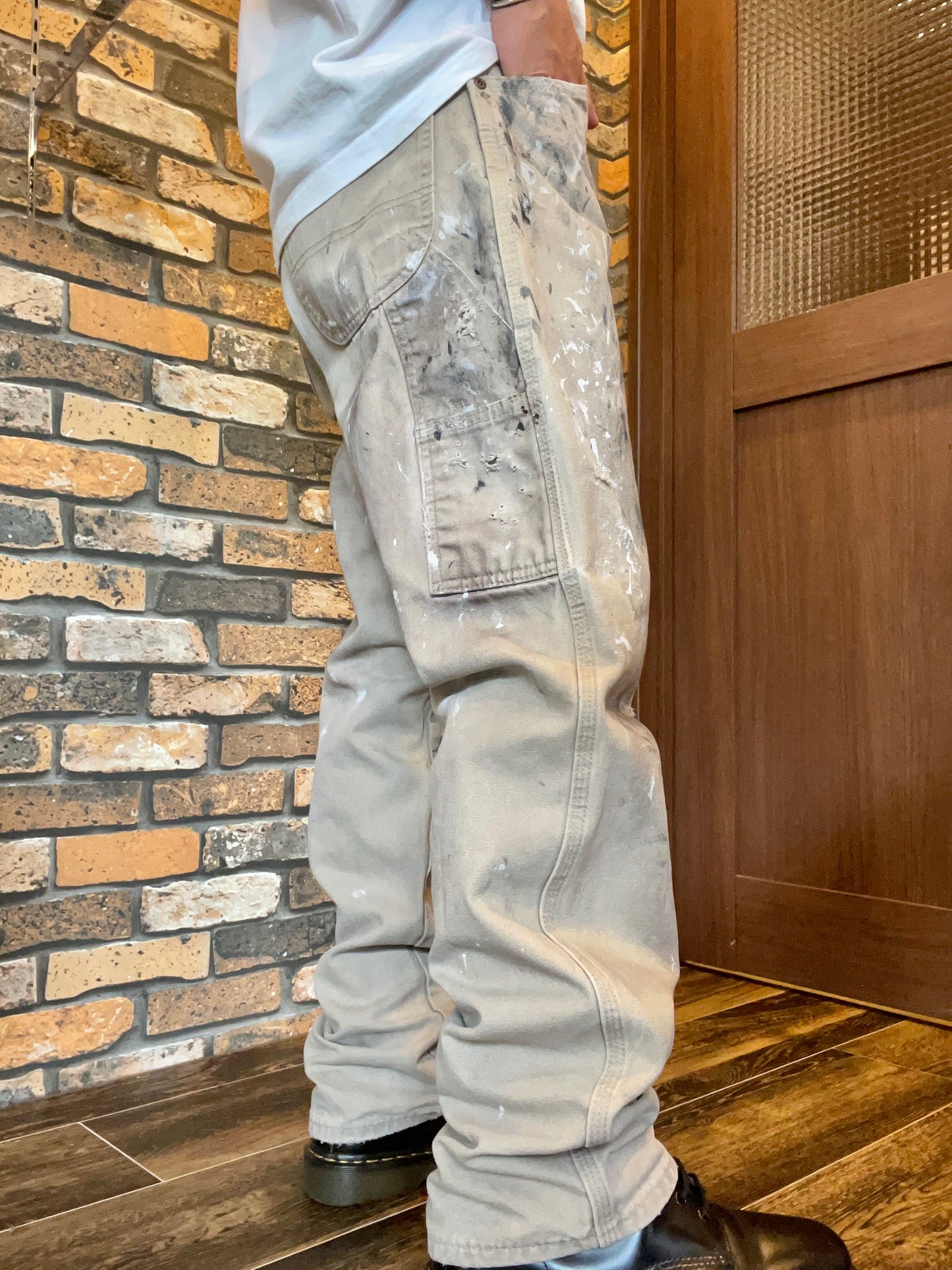 Painter pants painted & damage custom