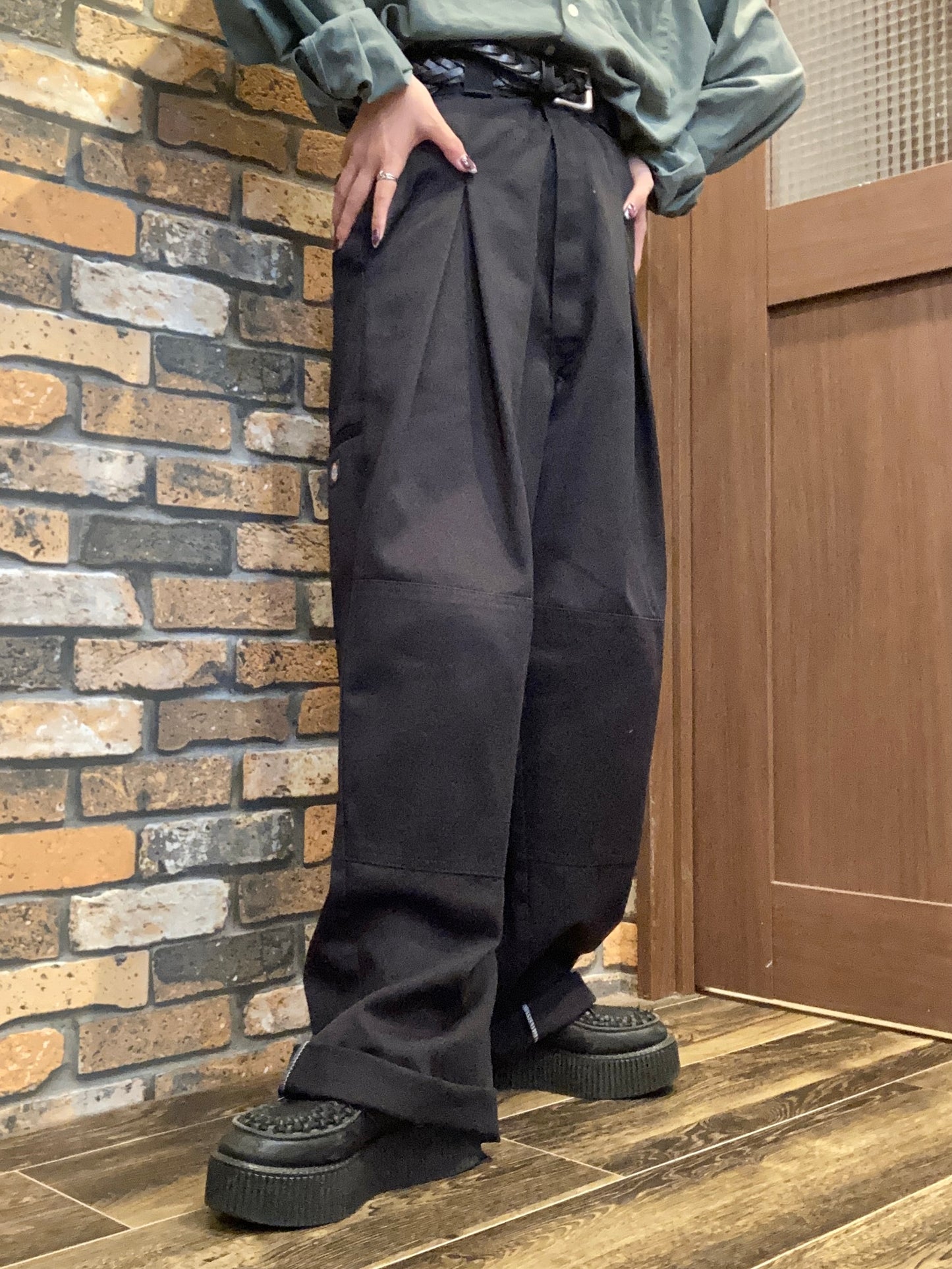 Dickies "double knee" tuck custom