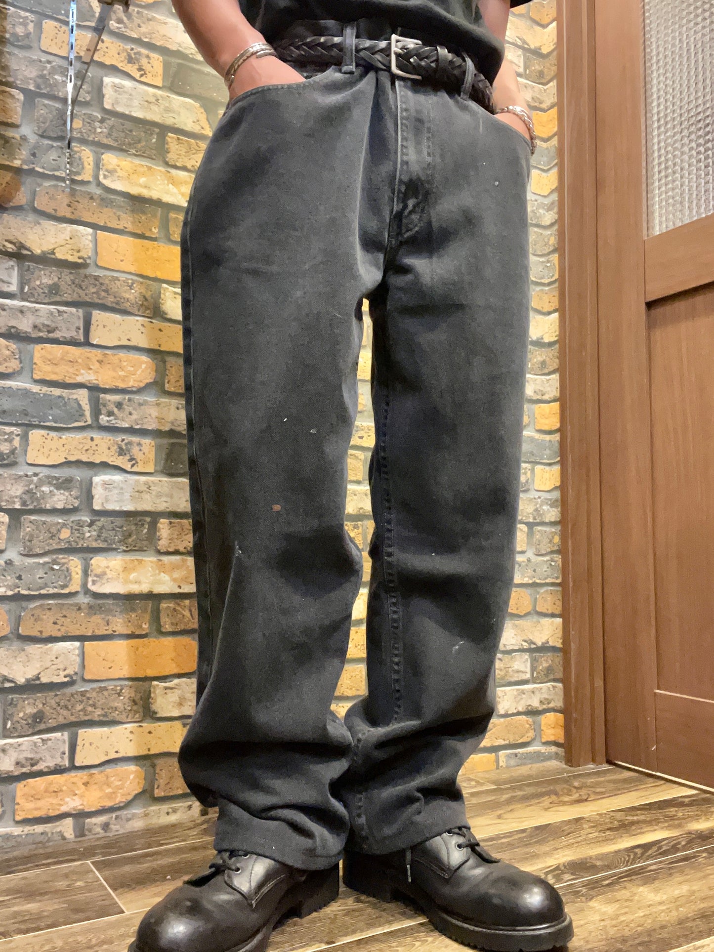 Levi's 550 black denim W35×L30