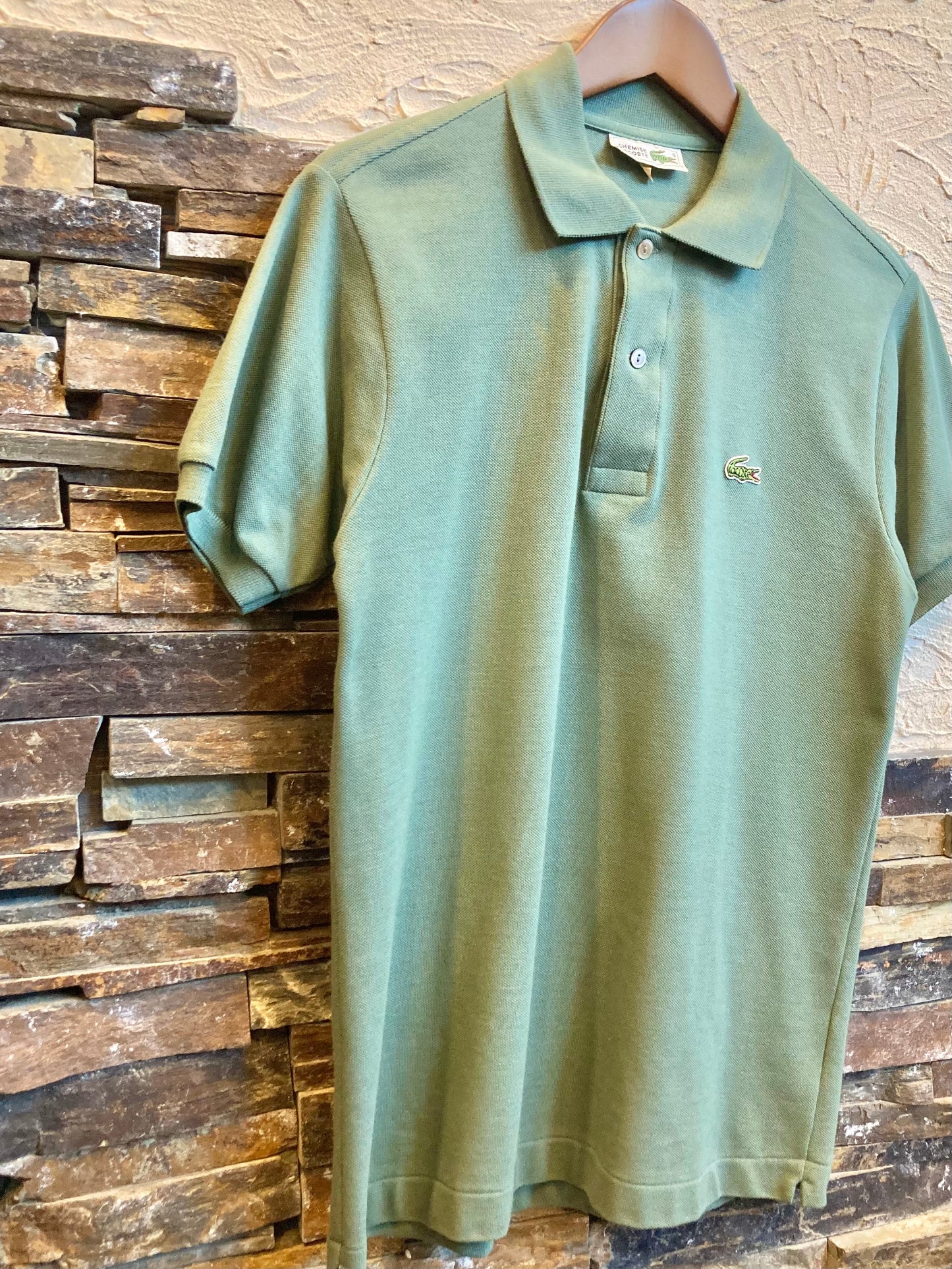CHEMISE LACOSTE polo shirt 70's~80's
