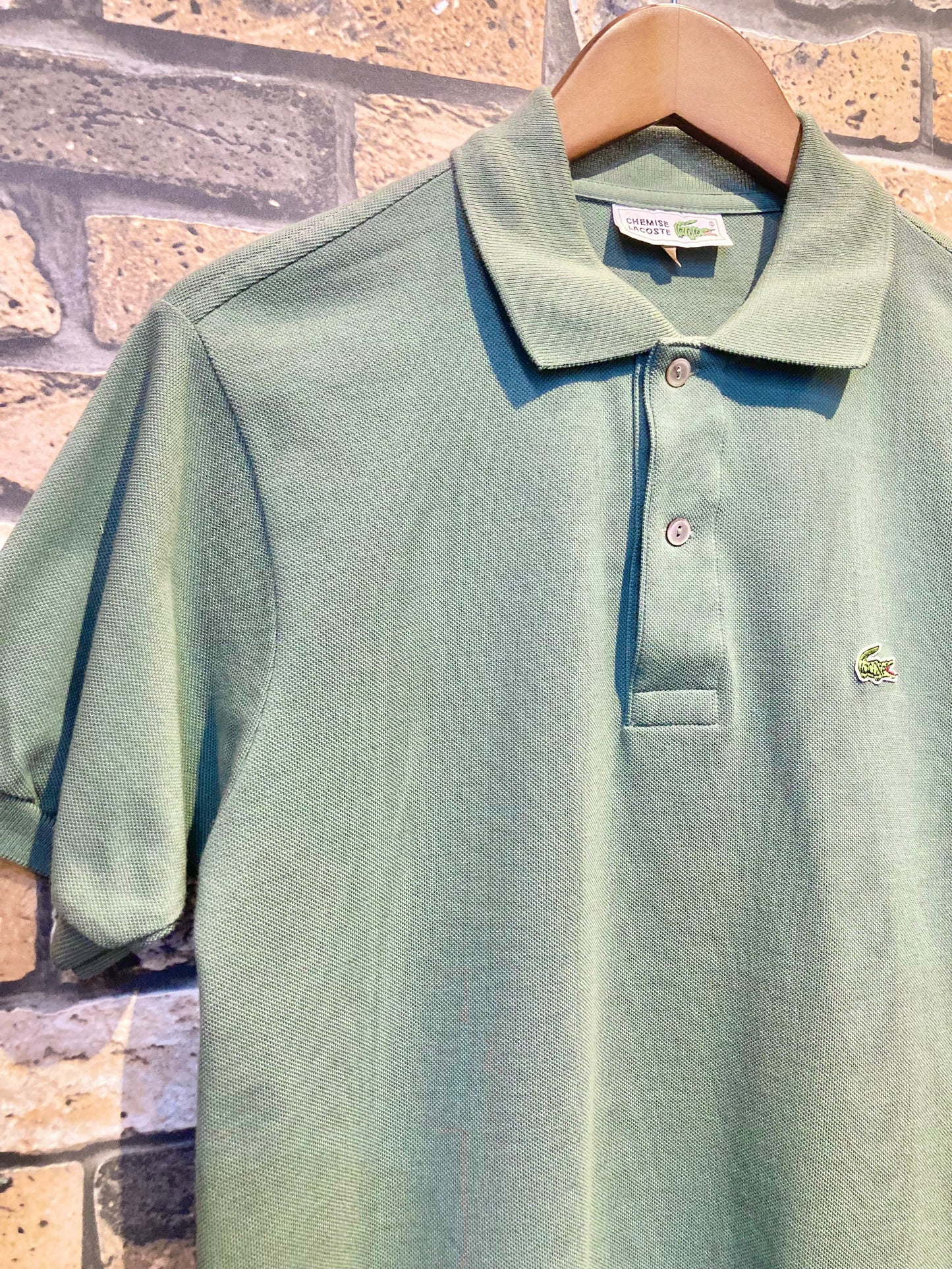 CHEMISE LACOSTE polo shirt 70's~80's