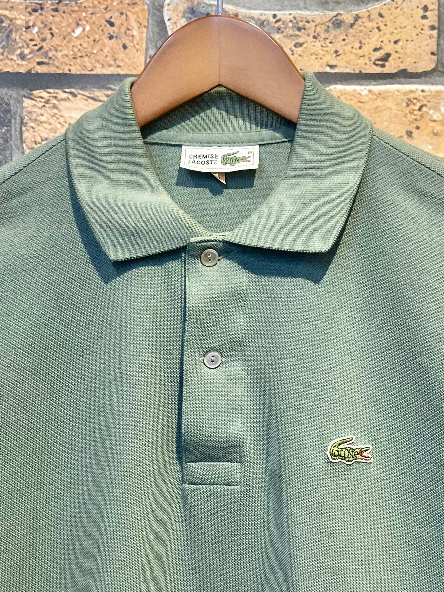 CHEMISE LACOSTE polo shirt 70's~80's