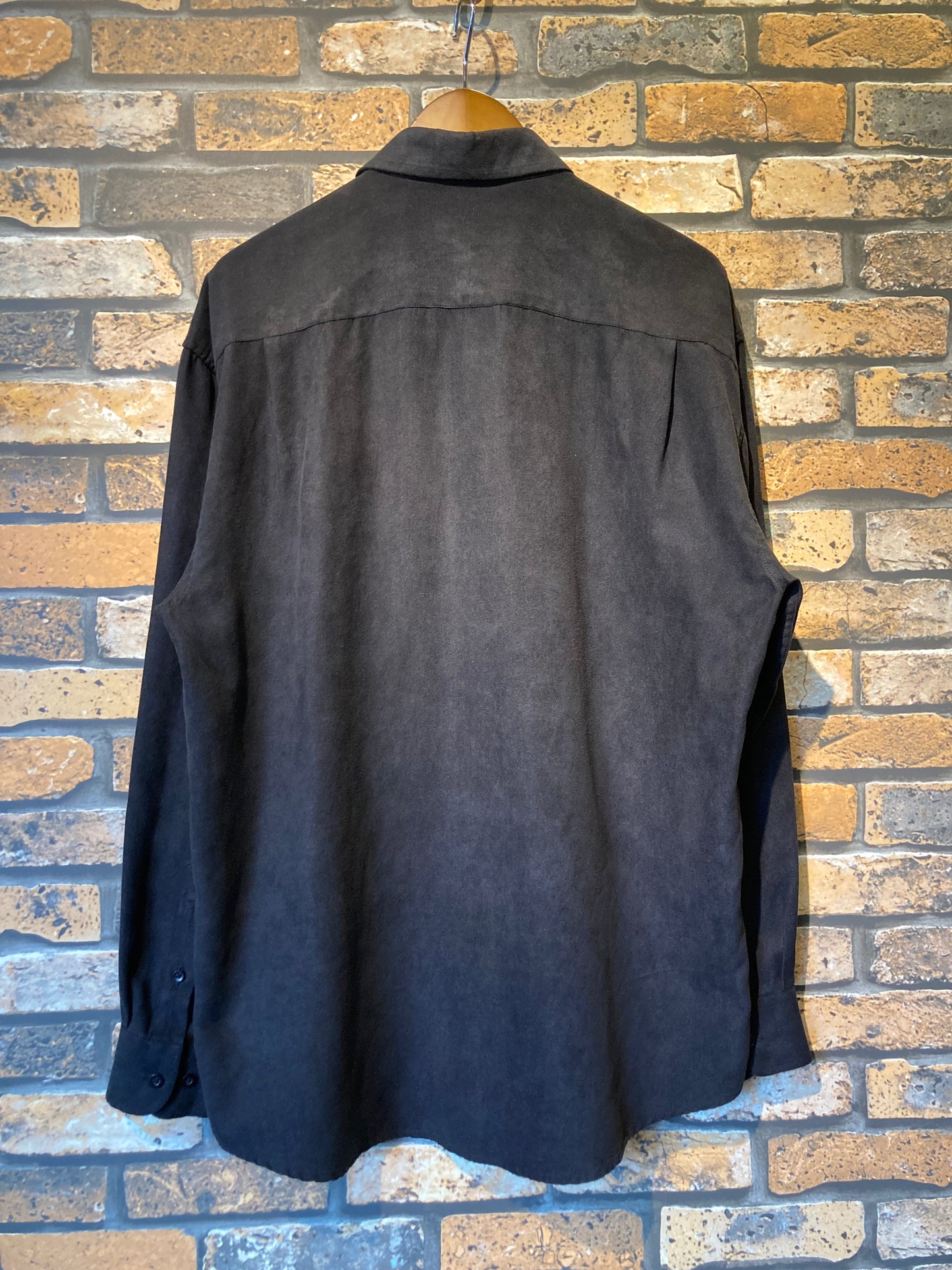 fake suede shirt 00's~