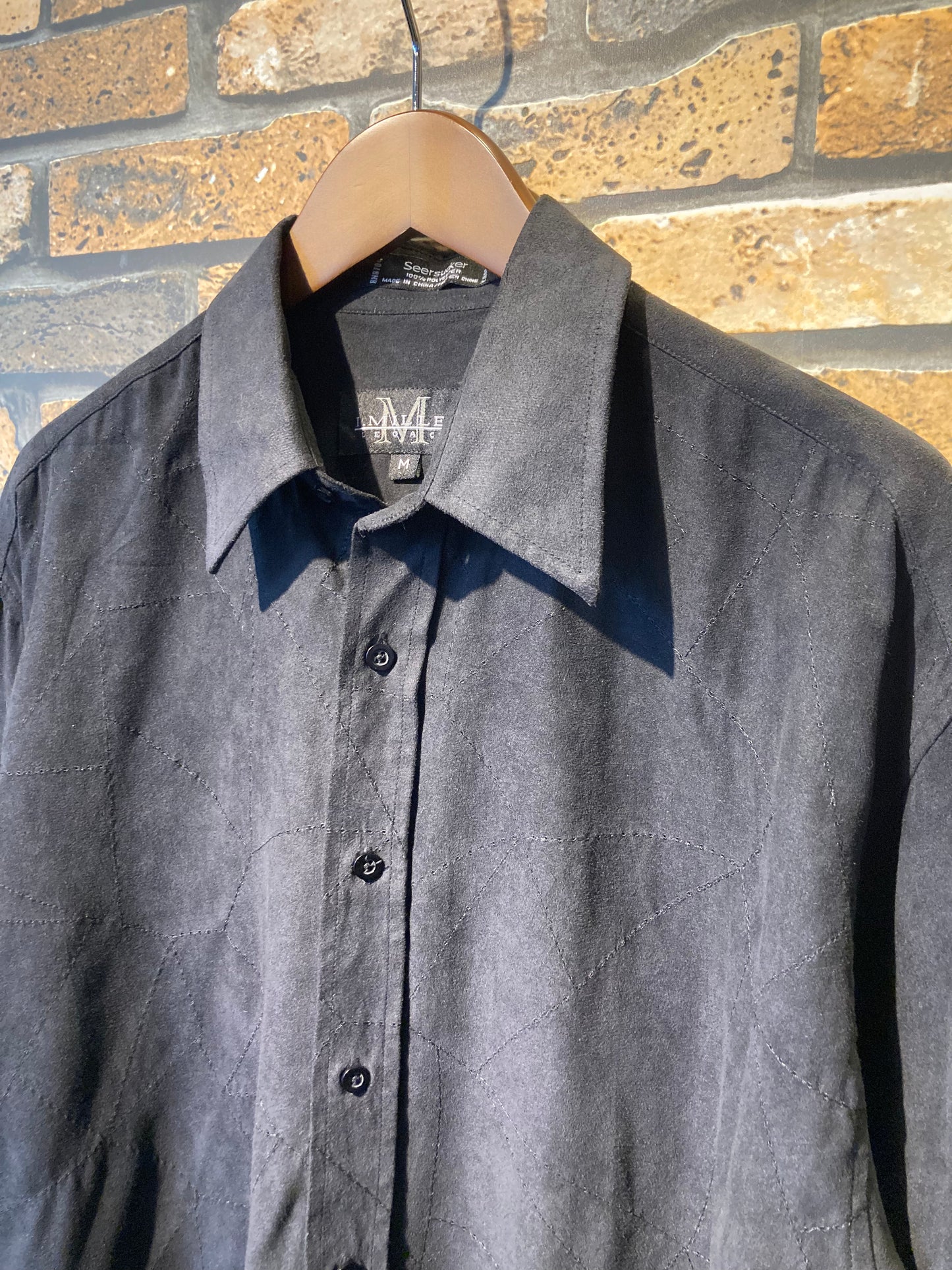 fake suede shirt 00's~
