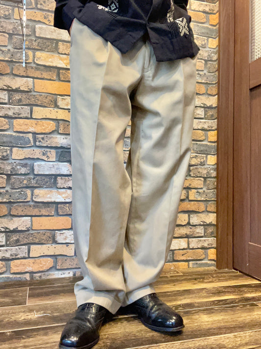 2tuck slacks 90's~ made in UK