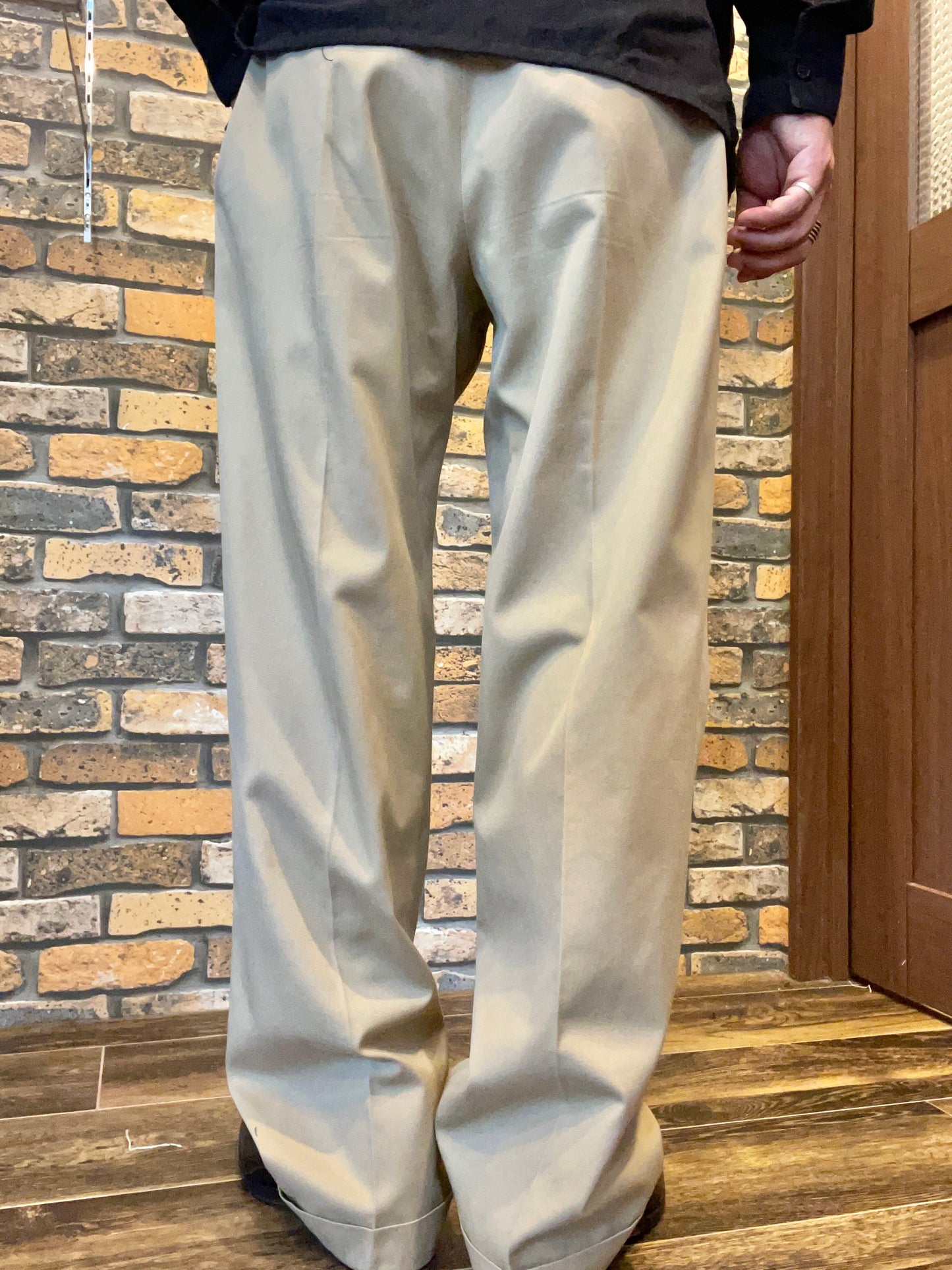 2tuck slacks 90's~ made in UK