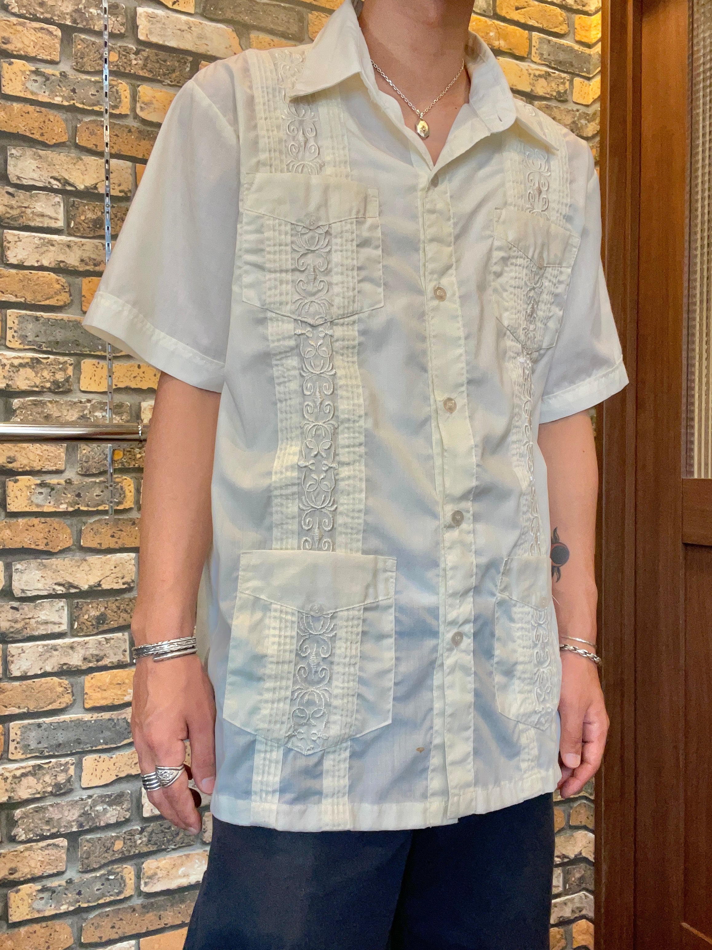 Lada Guayabera shirt 90's~