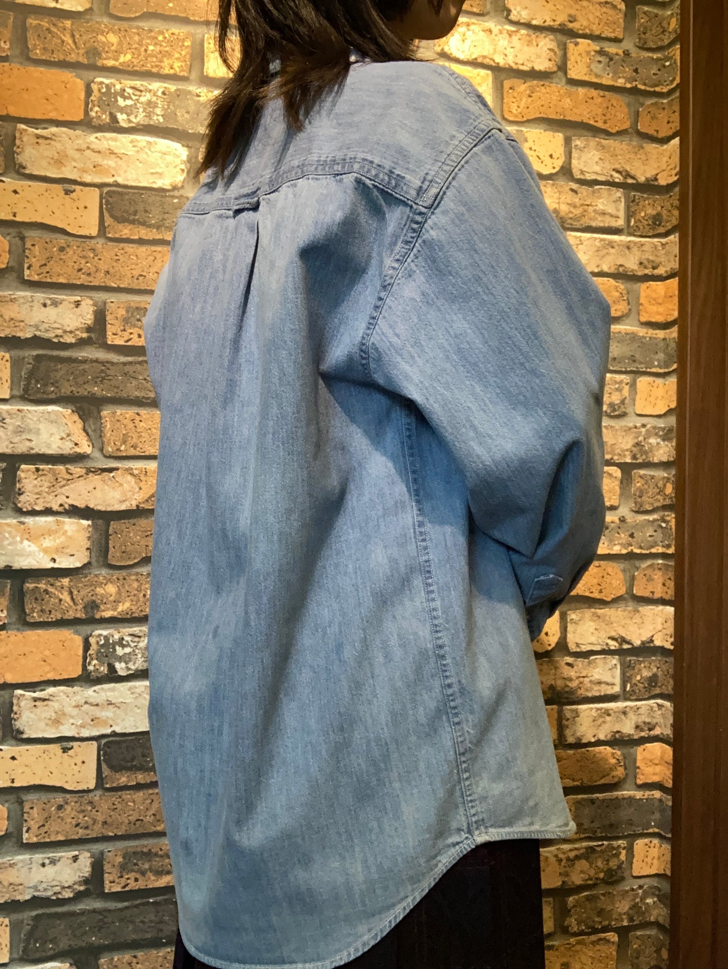 LOONEY TUNES denim shirt 90's~