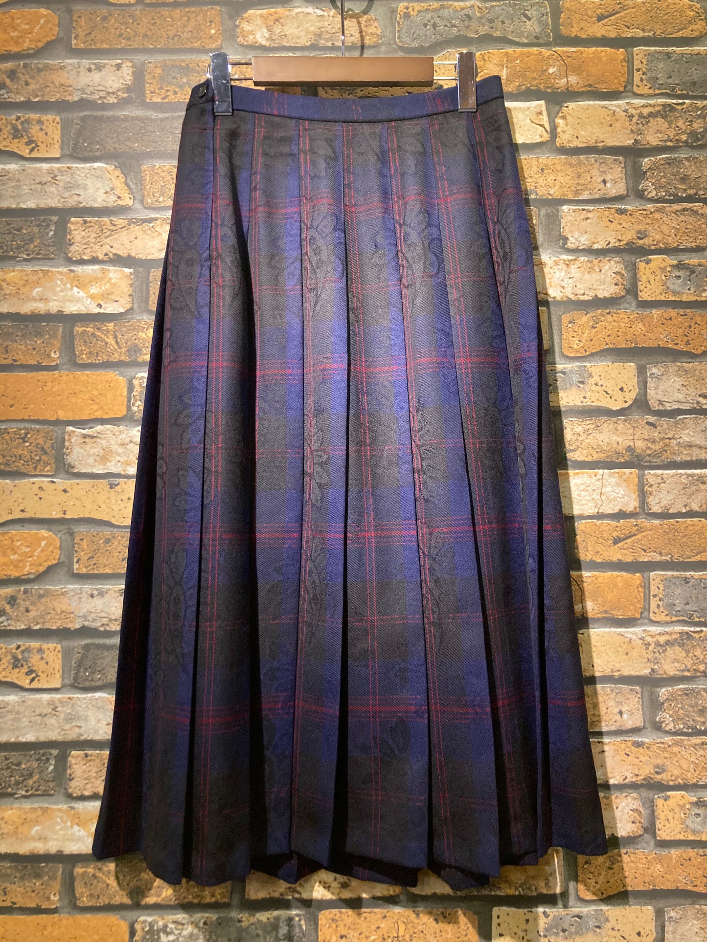 PENDLETON wool pleats skirt 90's~