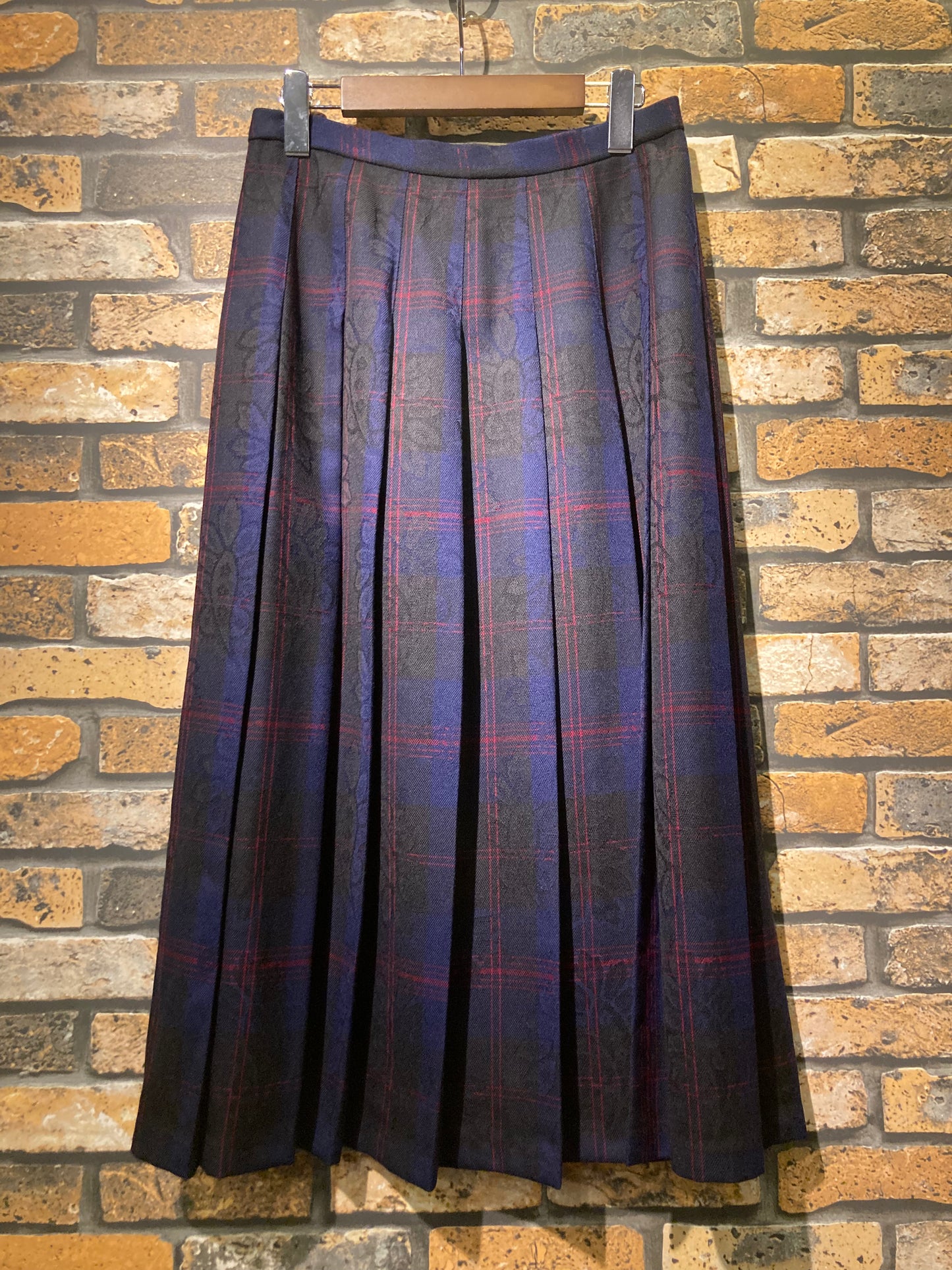 PENDLETON wool pleats skirt 90's~