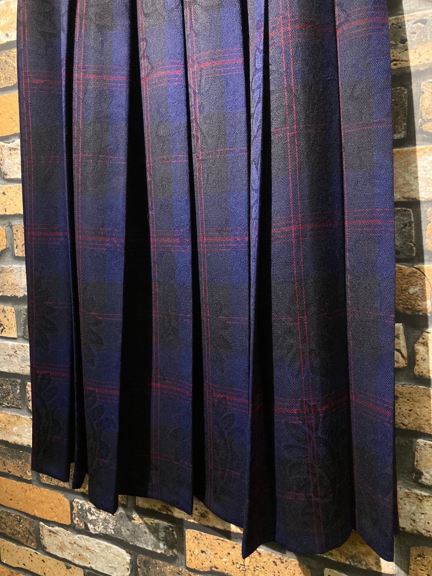 PENDLETON wool pleats skirt 90's~