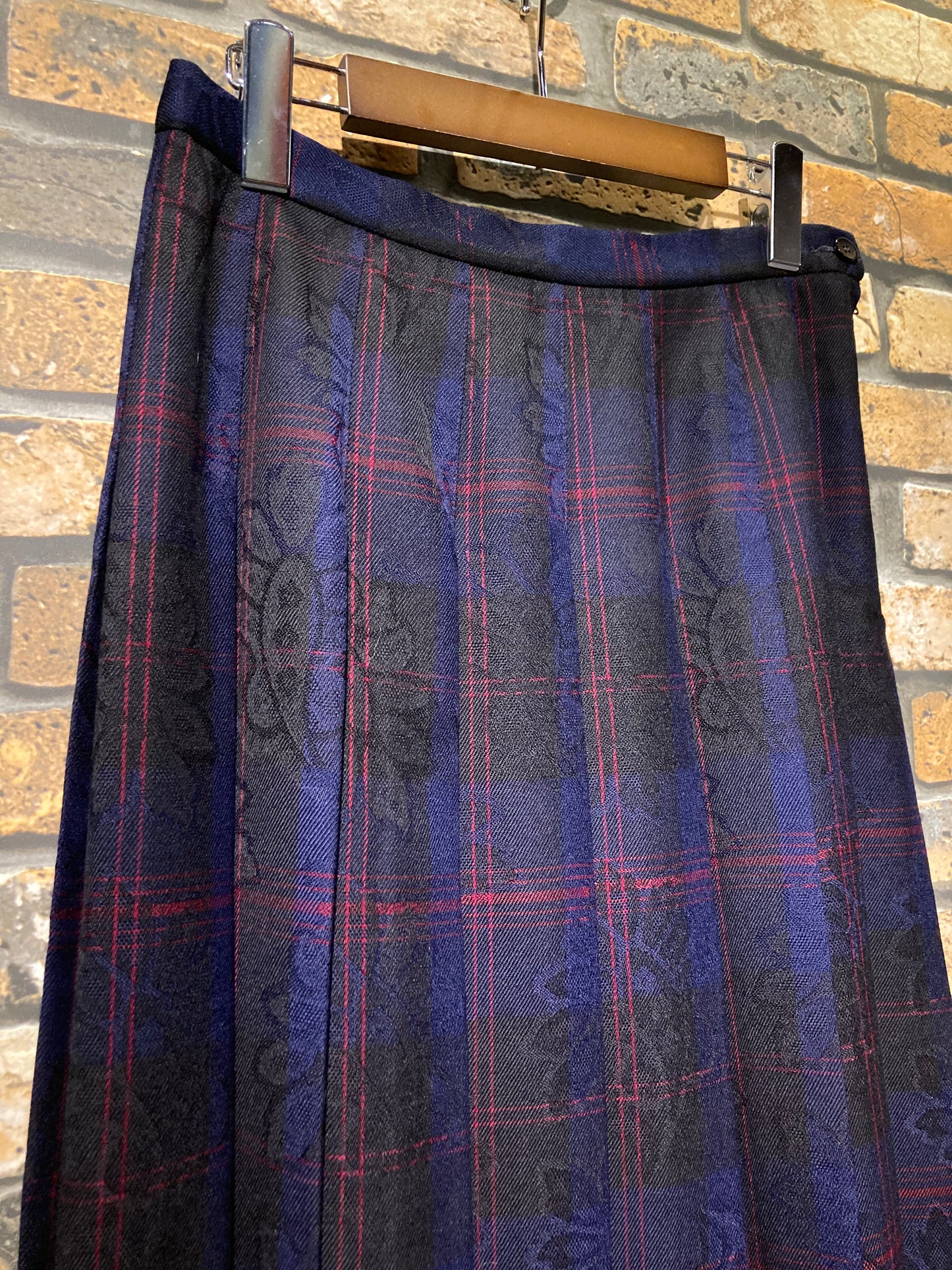 PENDLETON wool pleats skirt 90's~
