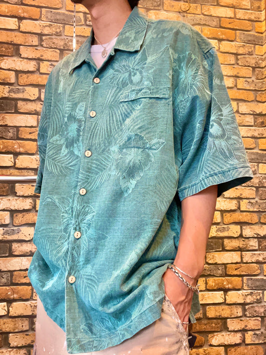 JAMAICA JAXX silk Aloha shirt 90's~00's