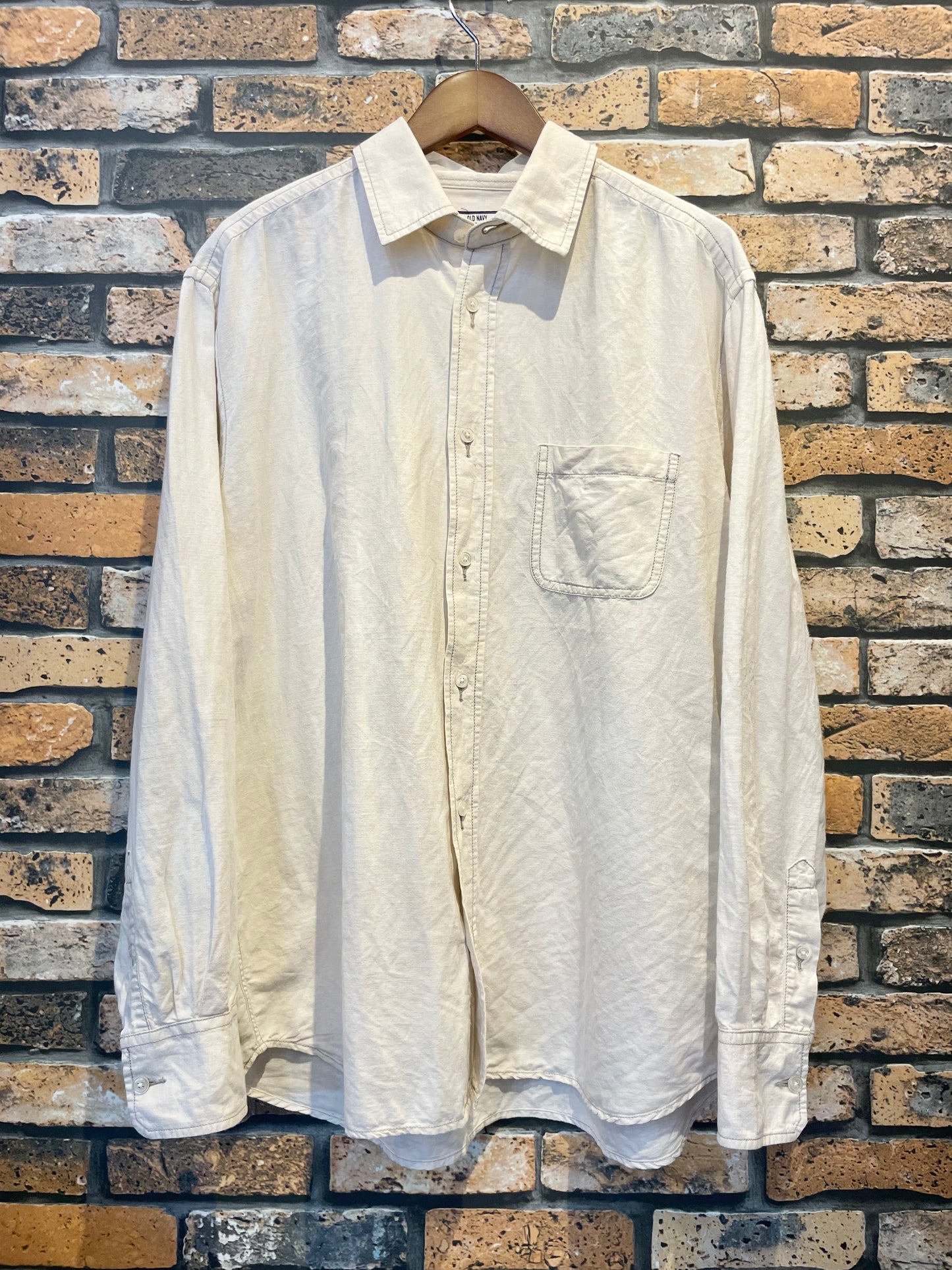 OLD NAVY linen shirt 90's~00's