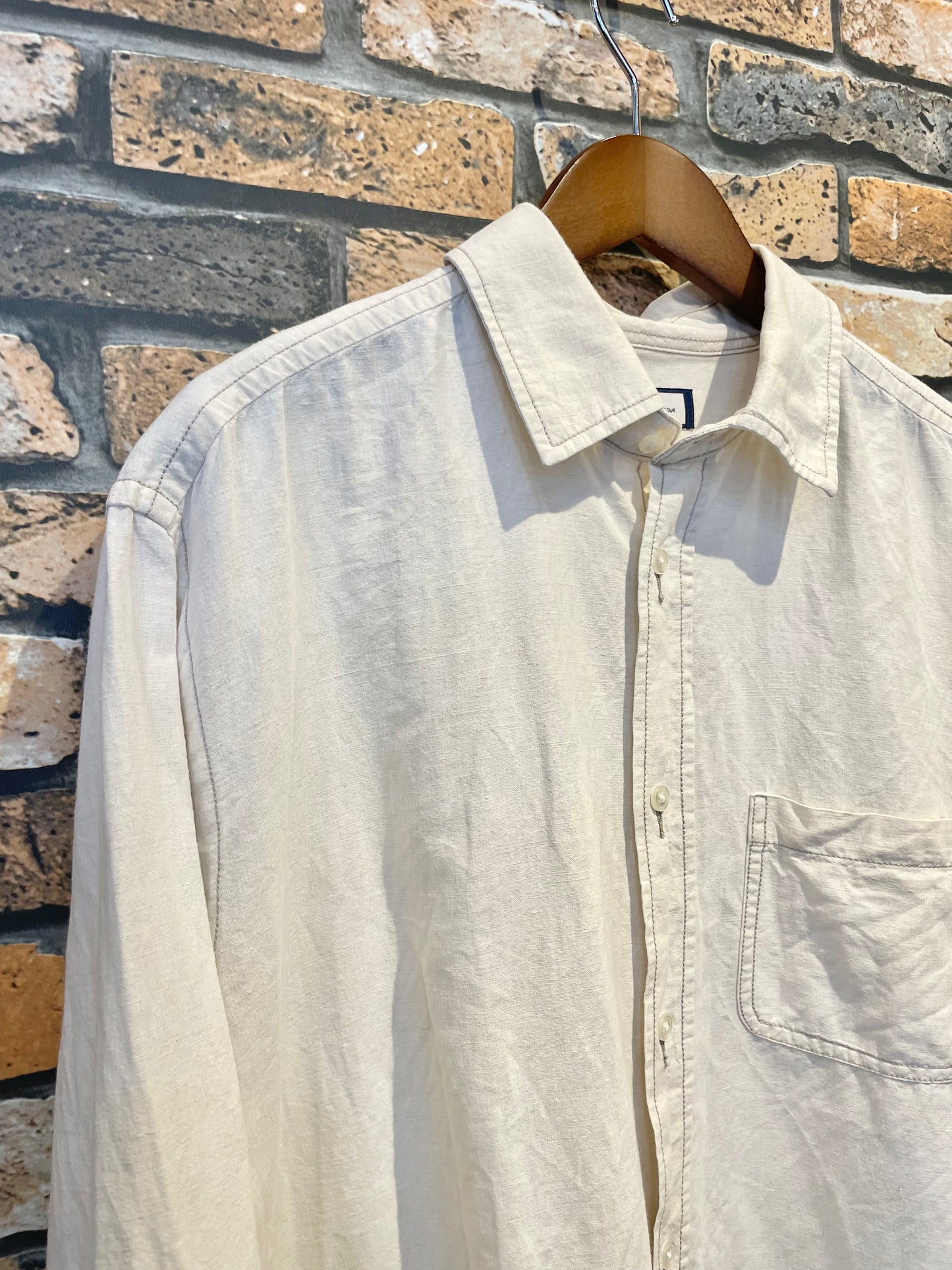 OLD NAVY linen shirt 90's~00's