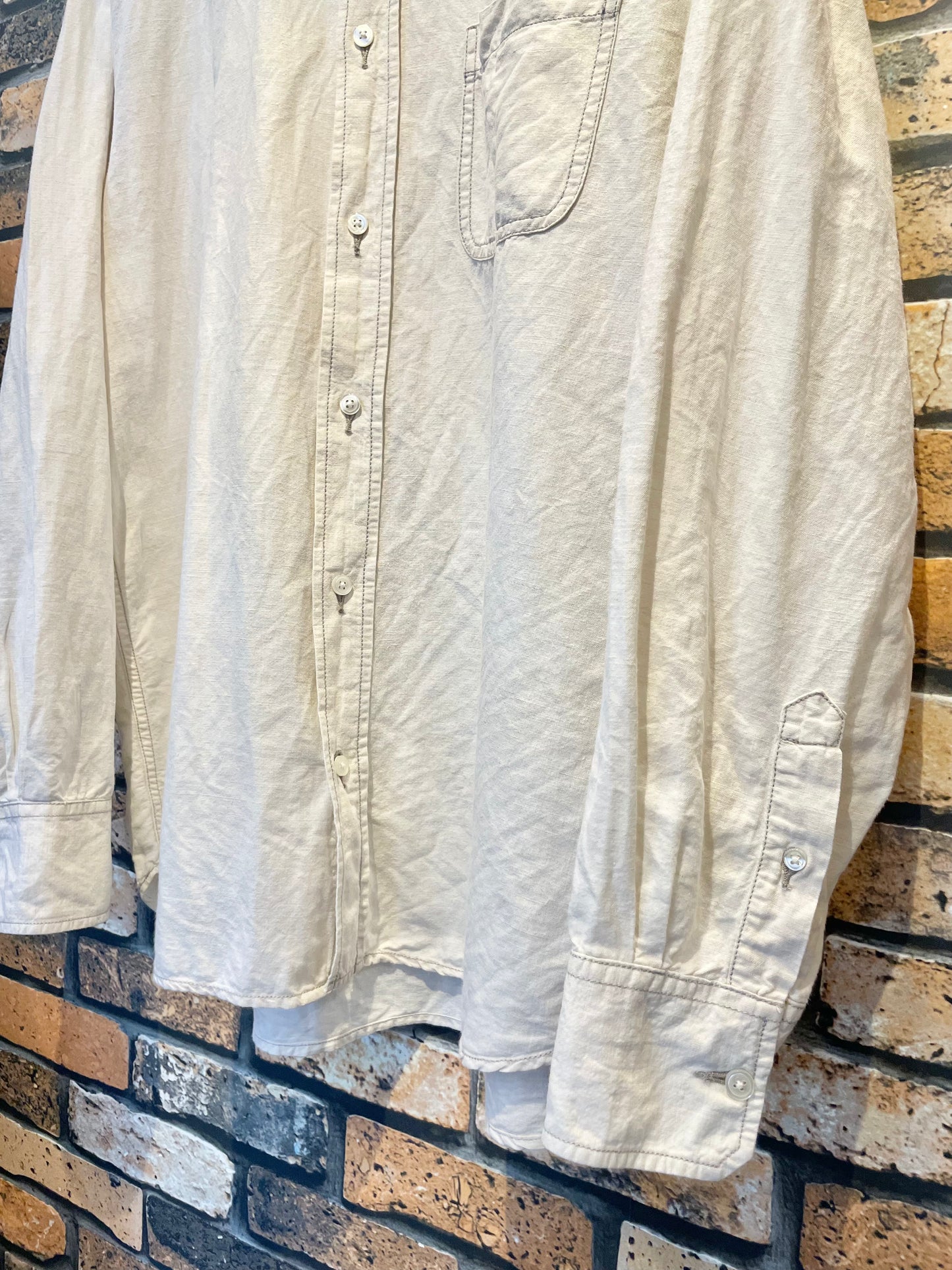 OLD NAVY linen shirt 90's~00's