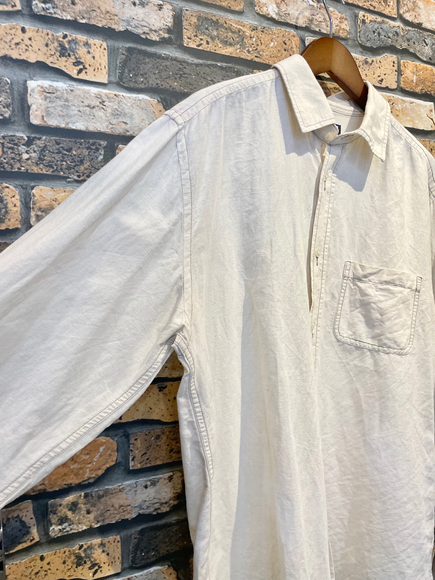 OLD NAVY linen shirt 90's~00's