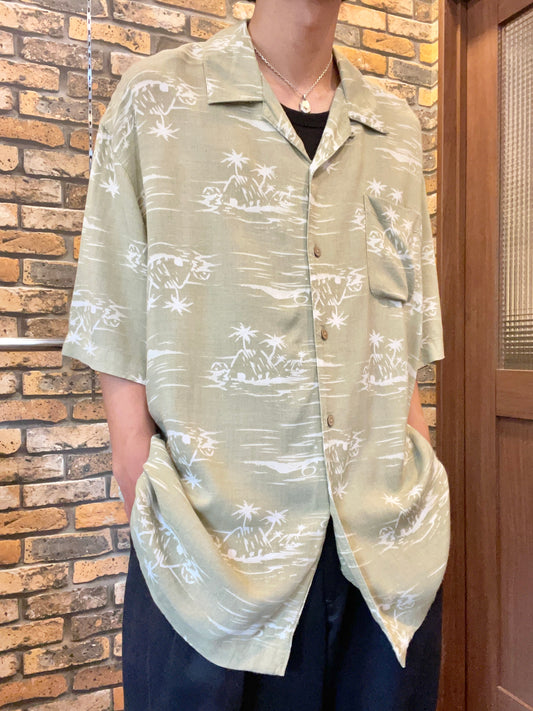 PURITAN rayon Aloha shirt 90's~00's