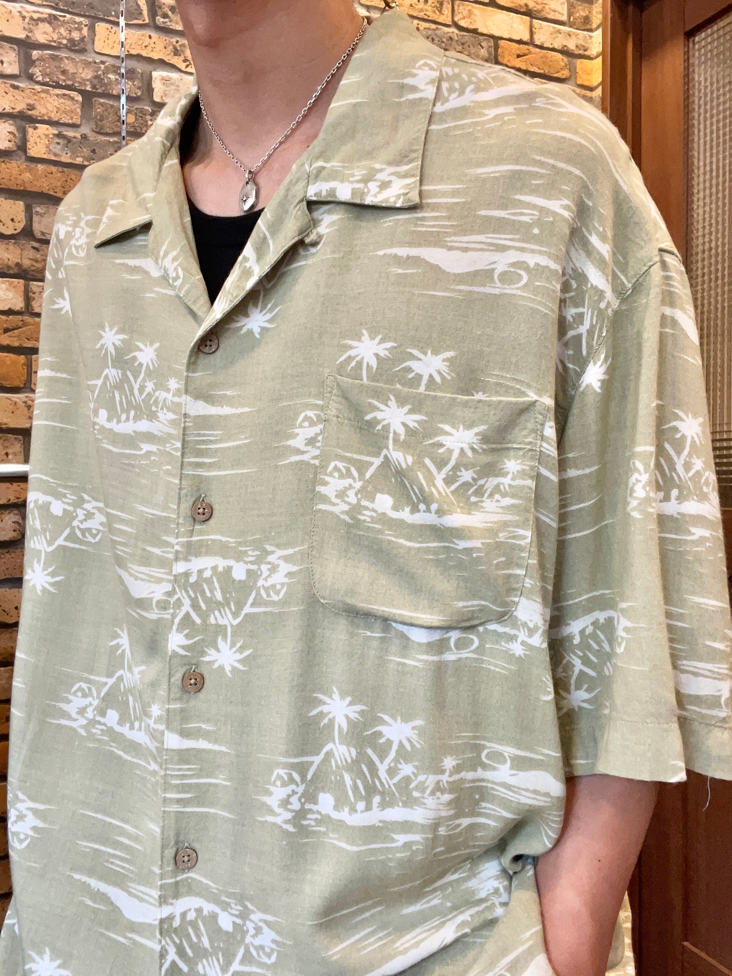 PURITAN rayon Aloha shirt 90's~00's