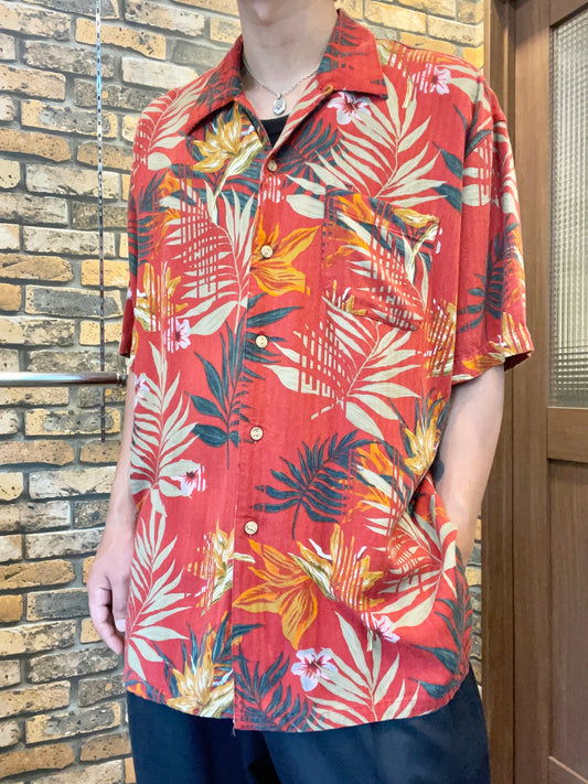 Rick's Cafe rayon Aloha shirt 90's~00's