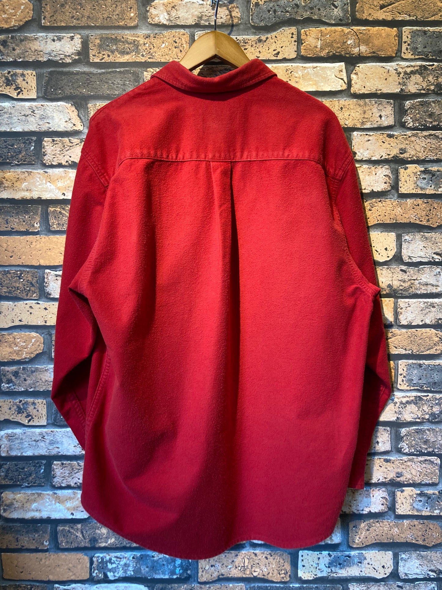 Eddie Bauer Chamois cloth shirt 90's~