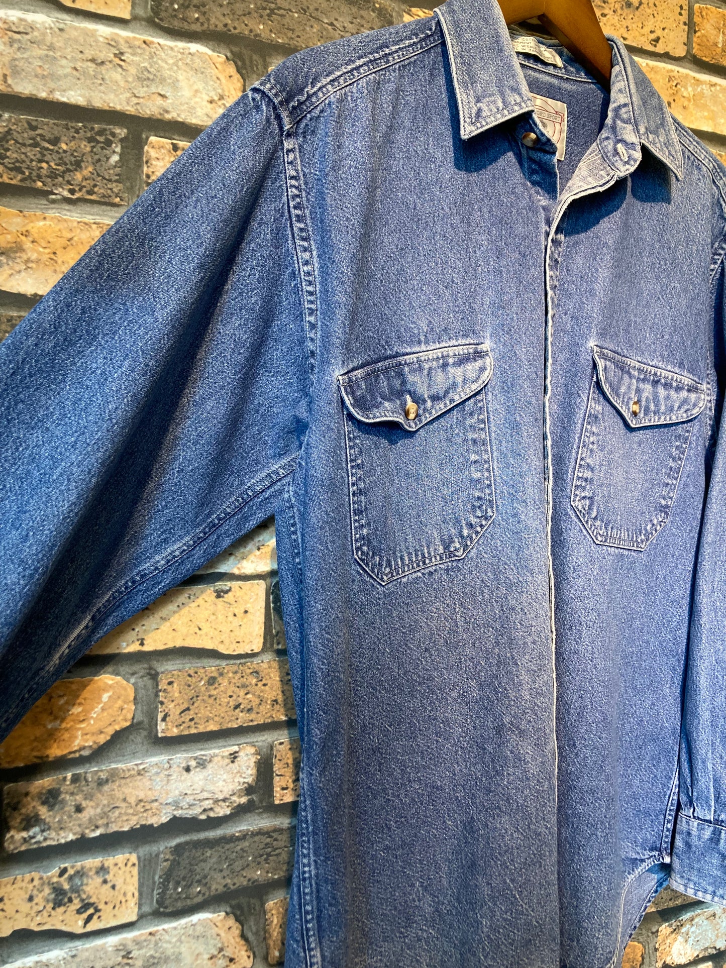 JOHN ASHFORD Denim shirt 90's~