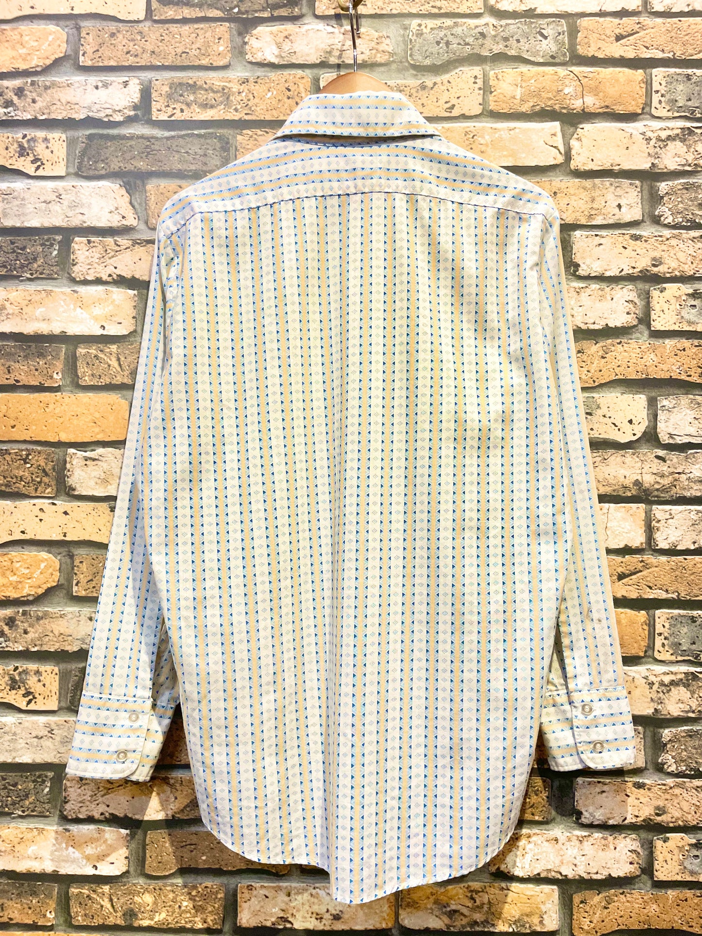FRUIT OF THE LOOM patterned shirt 70's~80's